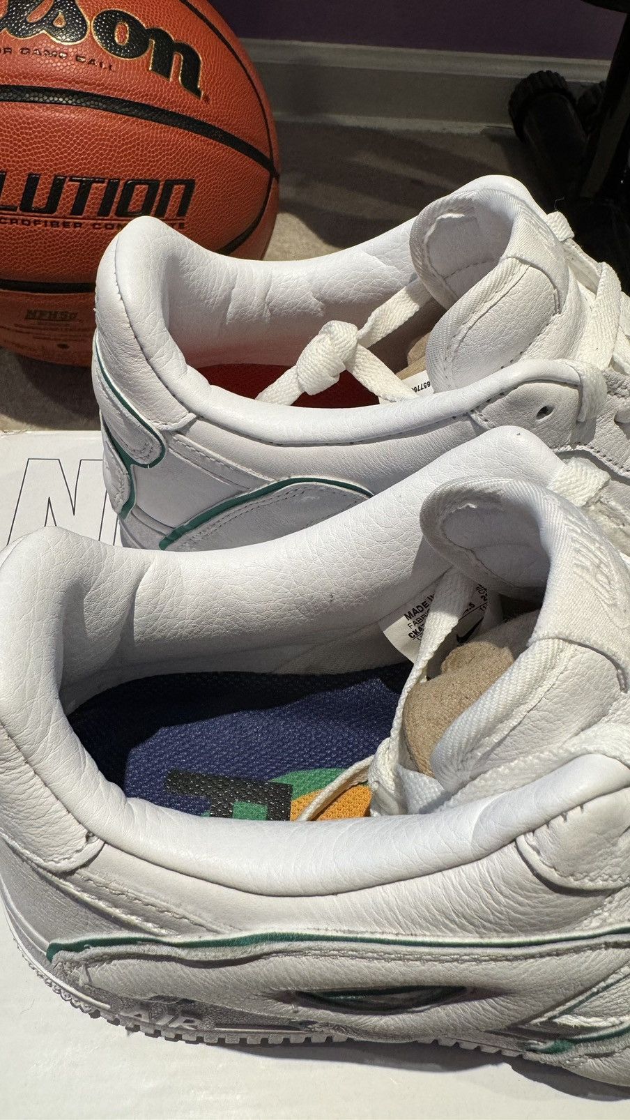 Cactus Plant Flea Market × Nike Nike x CPFM Cactus Plant Flea Market Air Force 1 By You Size US 10.5 / EU 43-44 - 13 Thumbnail