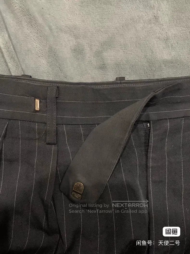 Yohji Yamamoto Yohji Yamamoto size 3 2002aw Pina Bausch striped wide-leg t Size US 30 / EU 46 - 4 Thumbnail
