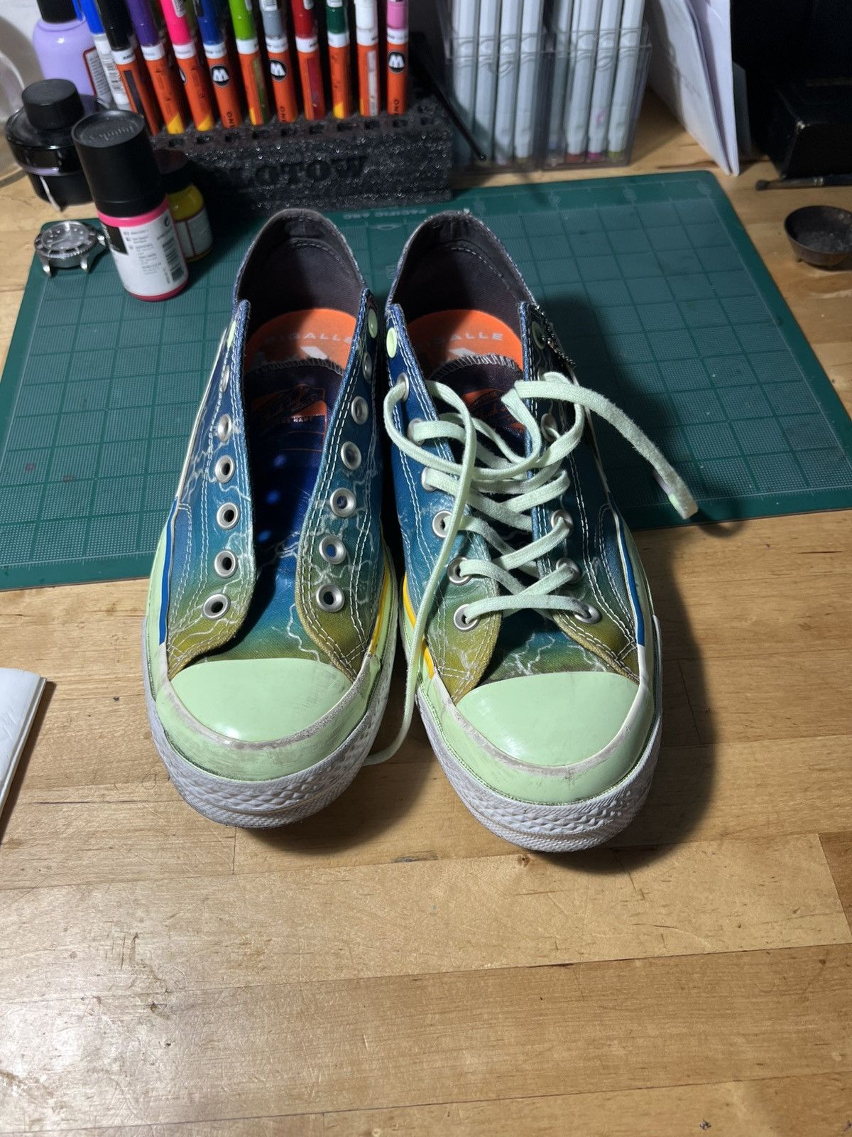 Converse × Pigalle Pigalle x Converse chuck 70 low “Lightning storm” Size US 9.5 / EU 42-43 - 4 Thumbnail