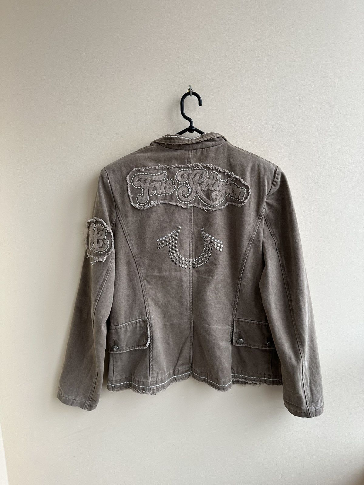 True Religion × Vintage True Religion denim jacket 90s Vintage Size M / US 6-8 / IT 42-44 - 2 Thumbnail