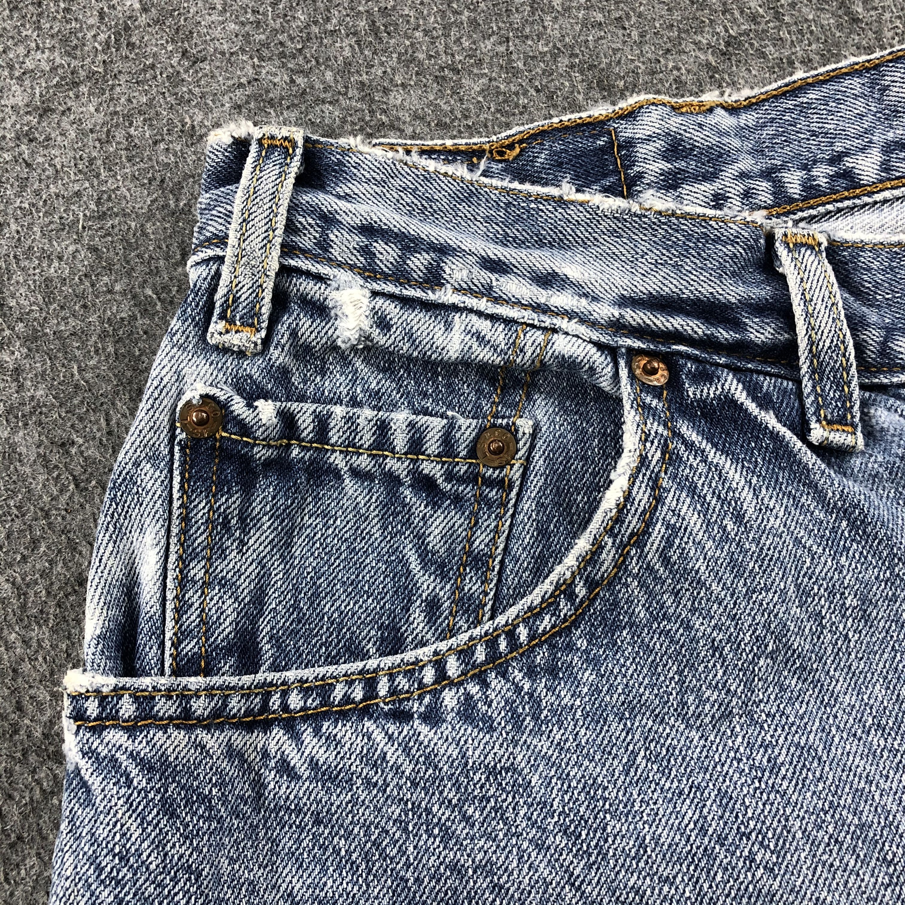 Levi's Vintage Blue Wash Levis 550 Jeans-J2179 Size US 38 / EU 54 - 7 Thumbnail