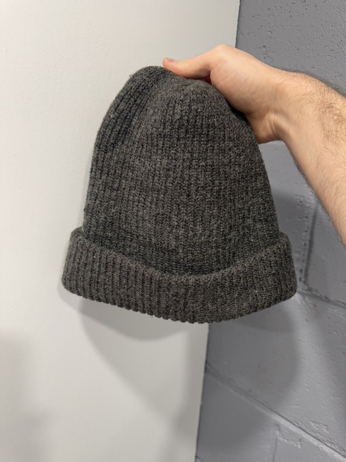 Vintage Vintage 90s wool nike beanie Size ONE SIZE - 2 Thumbnail