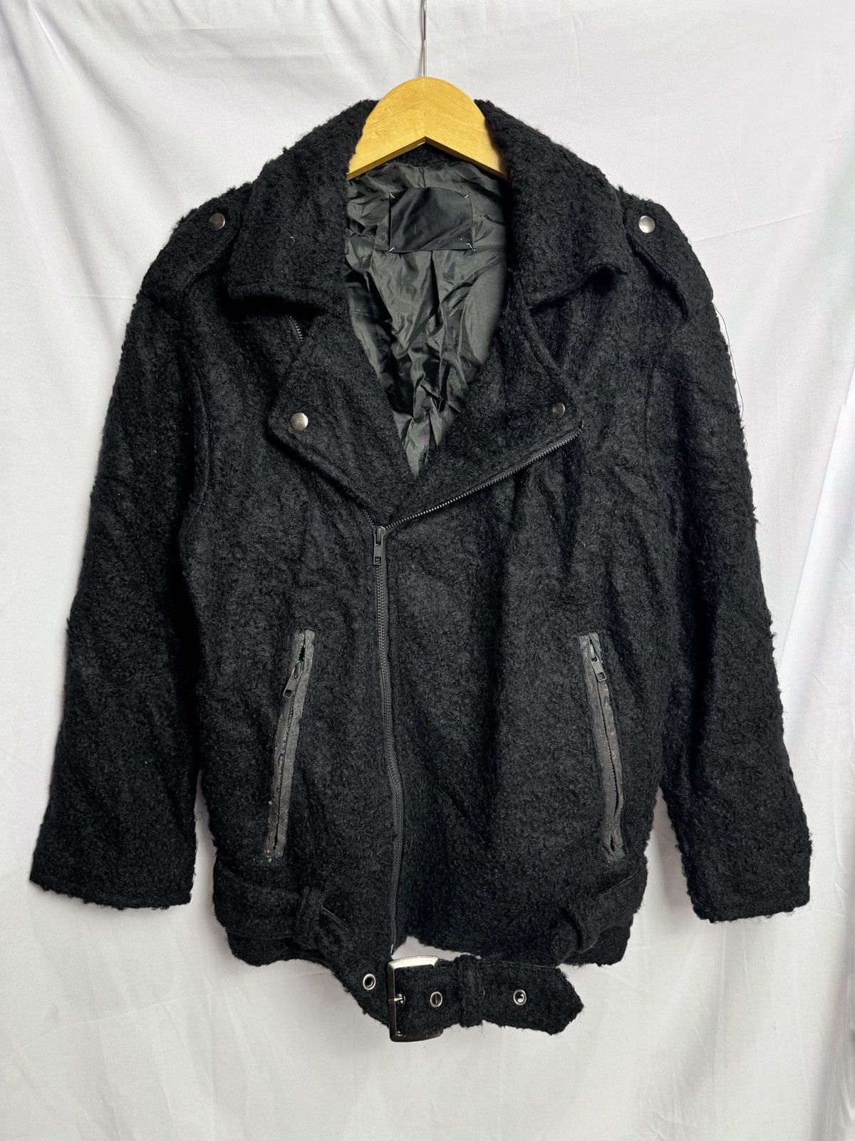 14th Addiction JAPANESE WOOL ASYMMETRICAL JEANASIS JACKET Size US M / EU 48-50 / 2 - 2 Thumbnail