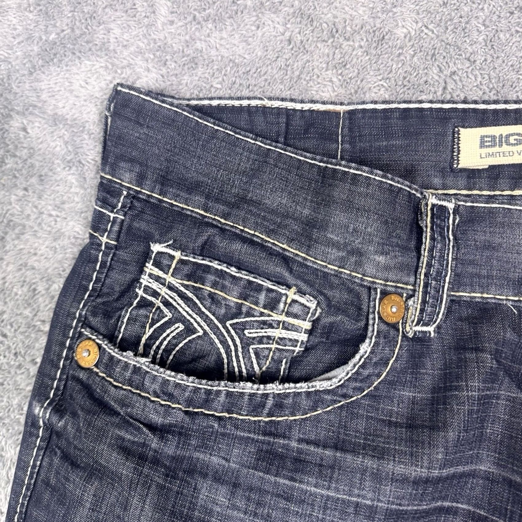 Vintage VINTAGE Big Star Jeans Pioneer Bootcut Collection Cowboy Western Men 38L x36 Size US 38 / EU 54 - 4 Thumbnail