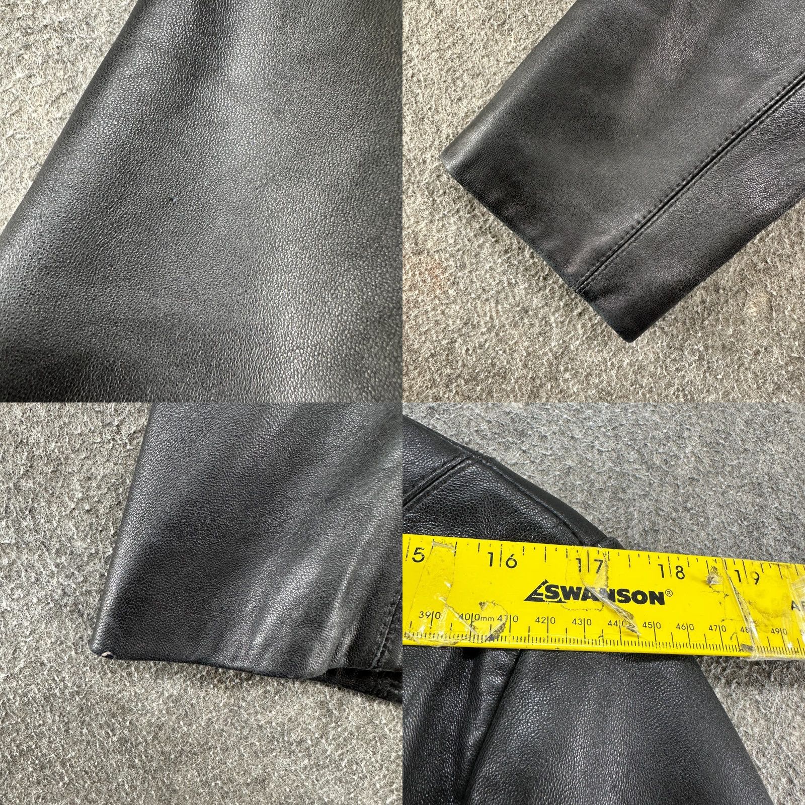 Nine West VINTAGE Nine West Jacket Womens M Black Leather Lined Coat Soft Genuine Real Y2K Size M / US 6-8 / IT 42-44 - 9 Thumbnail