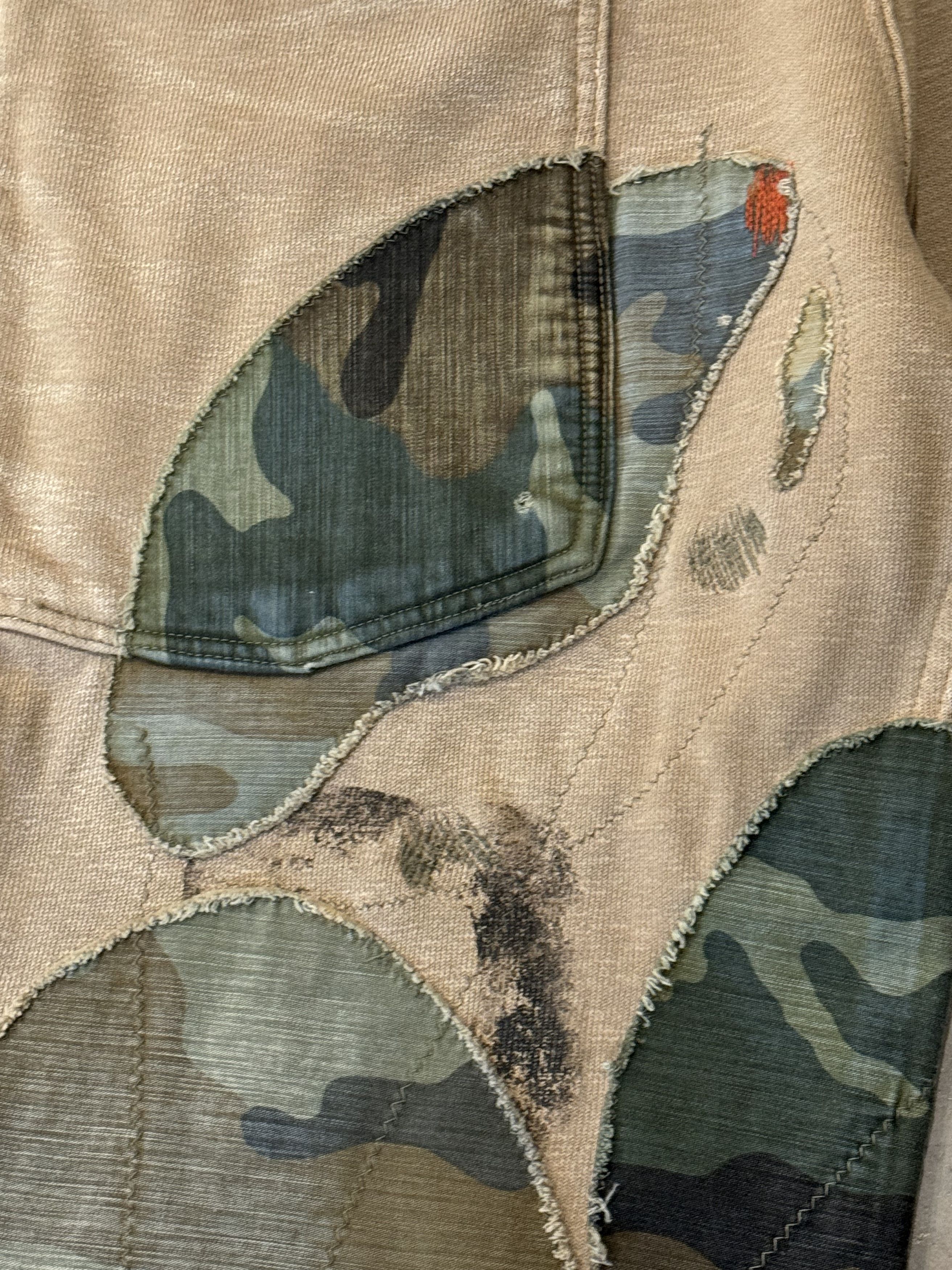 Kapital Kountry Kapital Beige Patchwork Sweatpants Size US 31 - 7 Thumbnail