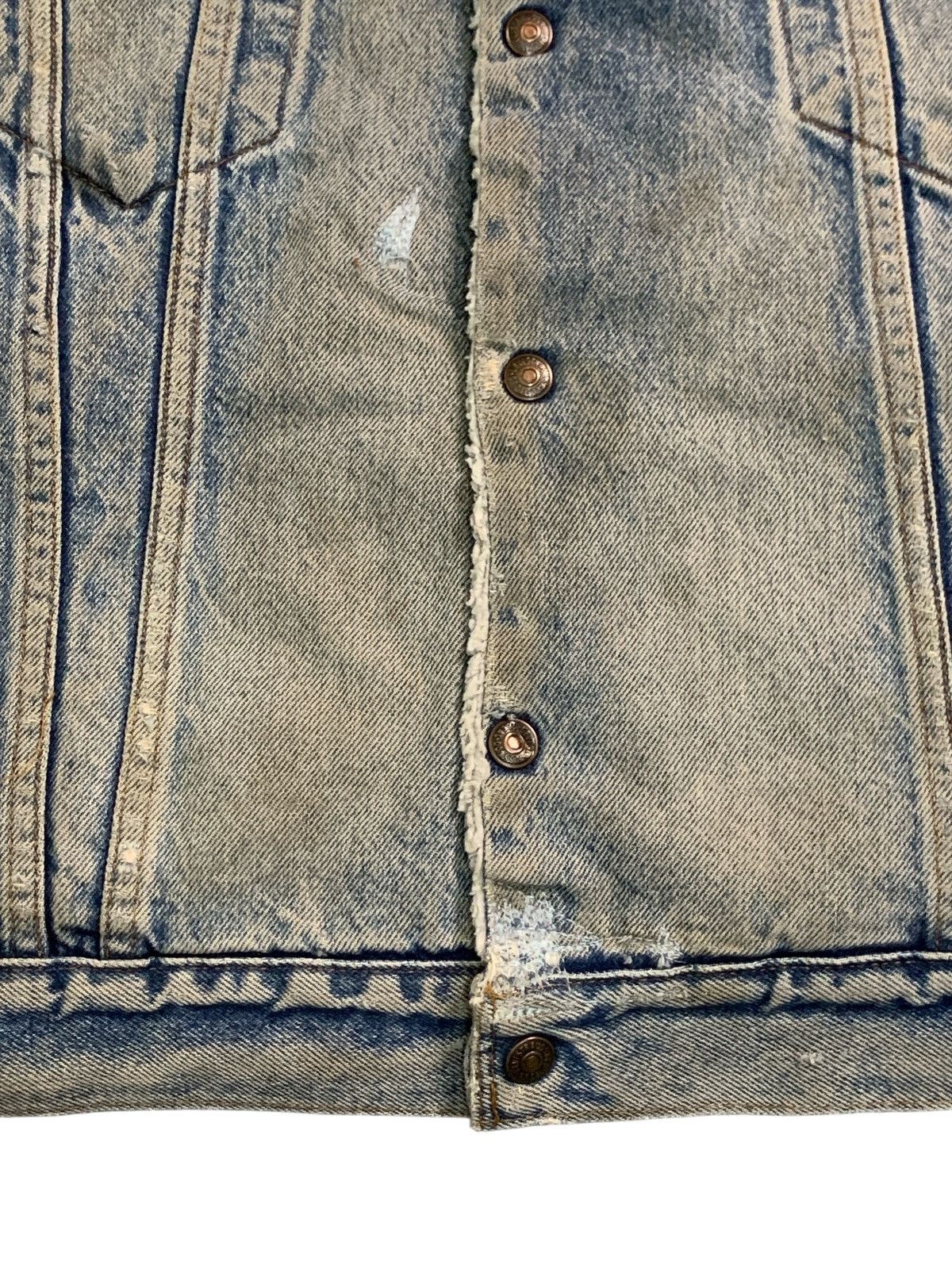 Levi's Vintage Clothing Rare Design Vintage Levi's Sherpa-Lined Denim Trucker Jacket Size US XL / EU 56 / 4 - 8 Thumbnail