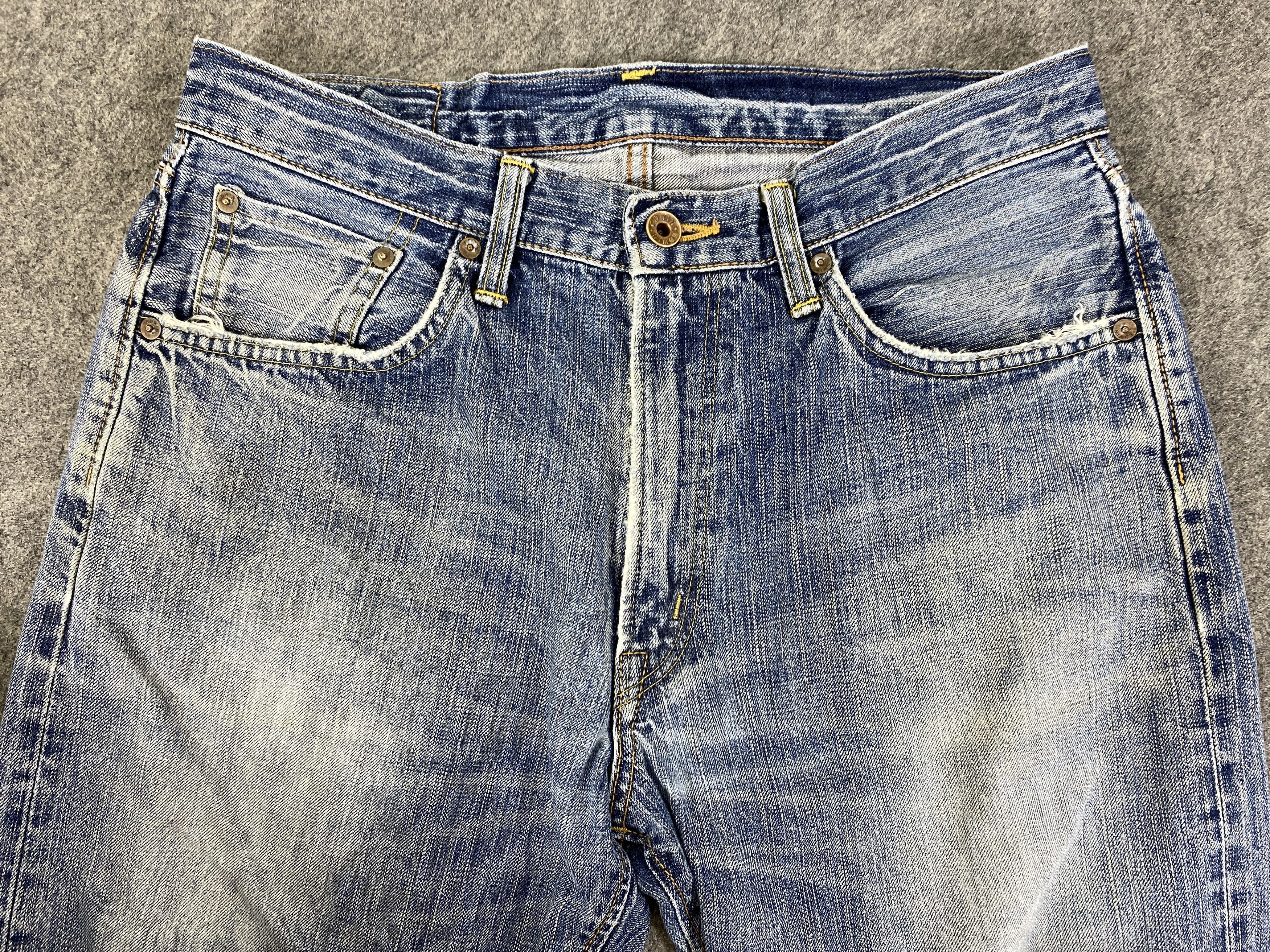 Edwin DISTRESSED EDWIN 505Z SELVEDGE FADED 31x29 - JN3286 Size US 31 - 3 Thumbnail