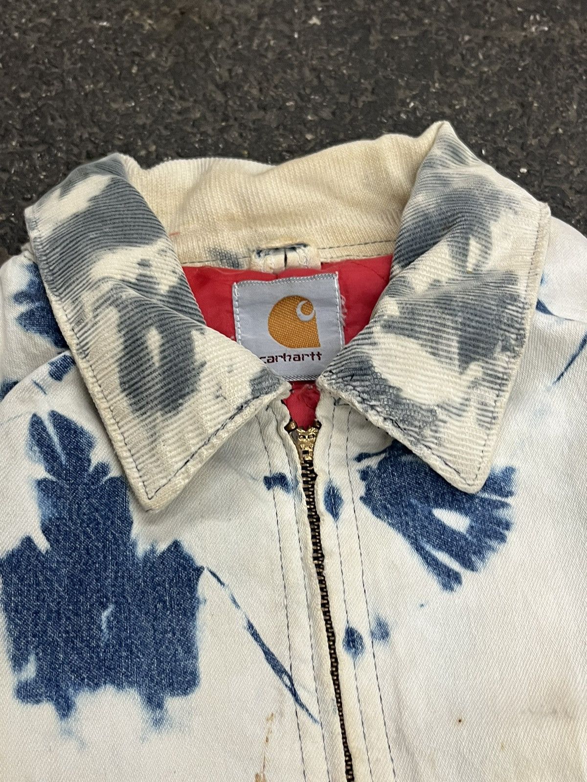 Carhartt Carhartt Detroit rare acid wash jacket hype rare workwear Size US L / EU 52-54 / 3 - 8 Thumbnail