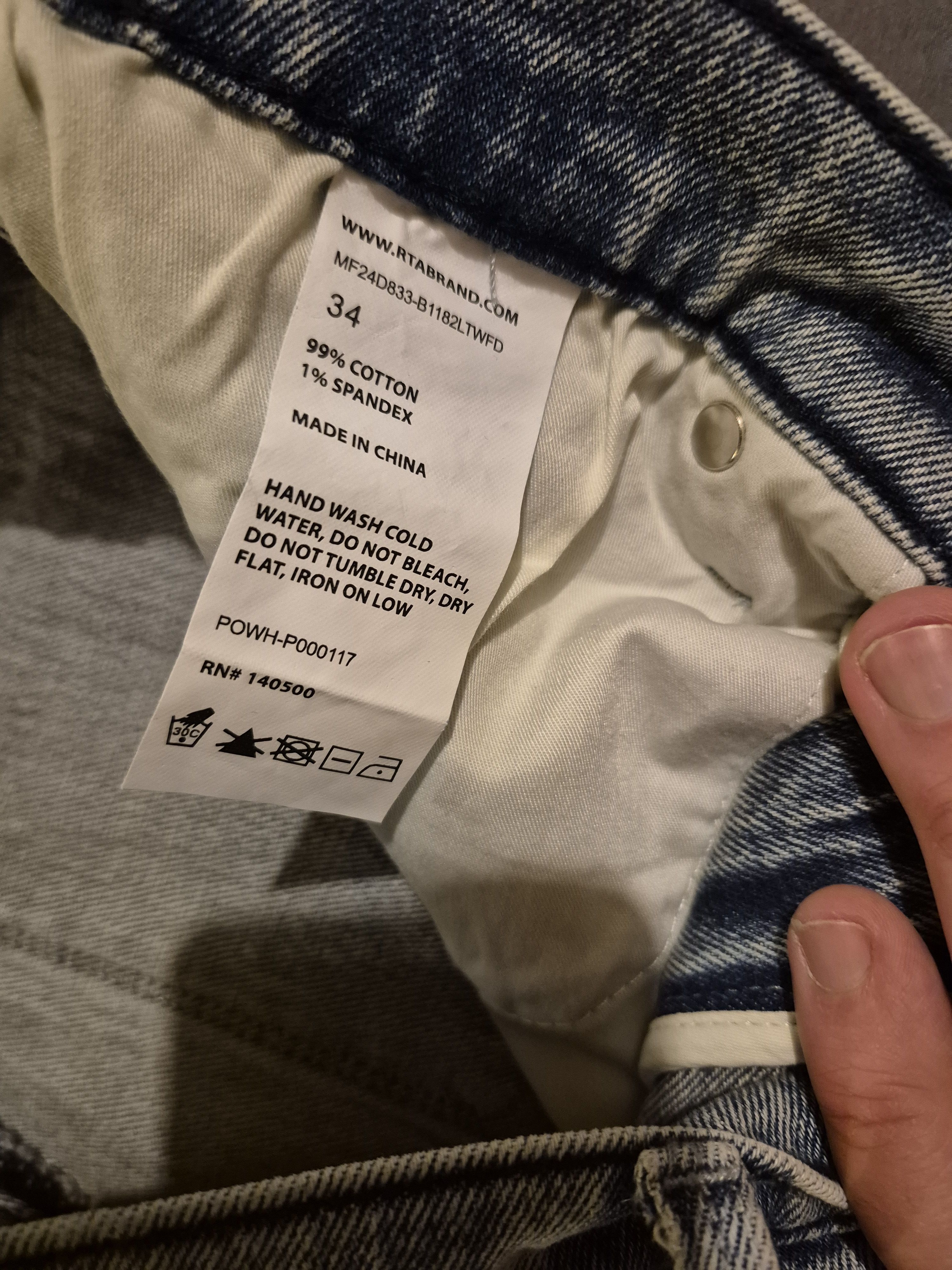 Rta RTA Jeans Size 34 Size US 34 / EU 50 - 7 Thumbnail