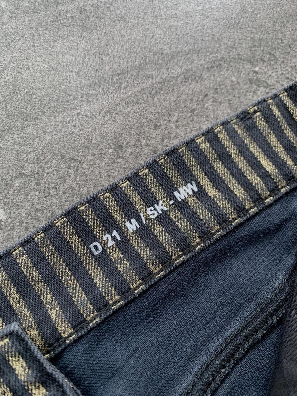 Saint Laurent Paris FREE TAX! Gold Striped Skinny Denim Jeans Size US 32 / EU 48 - 8 Thumbnail