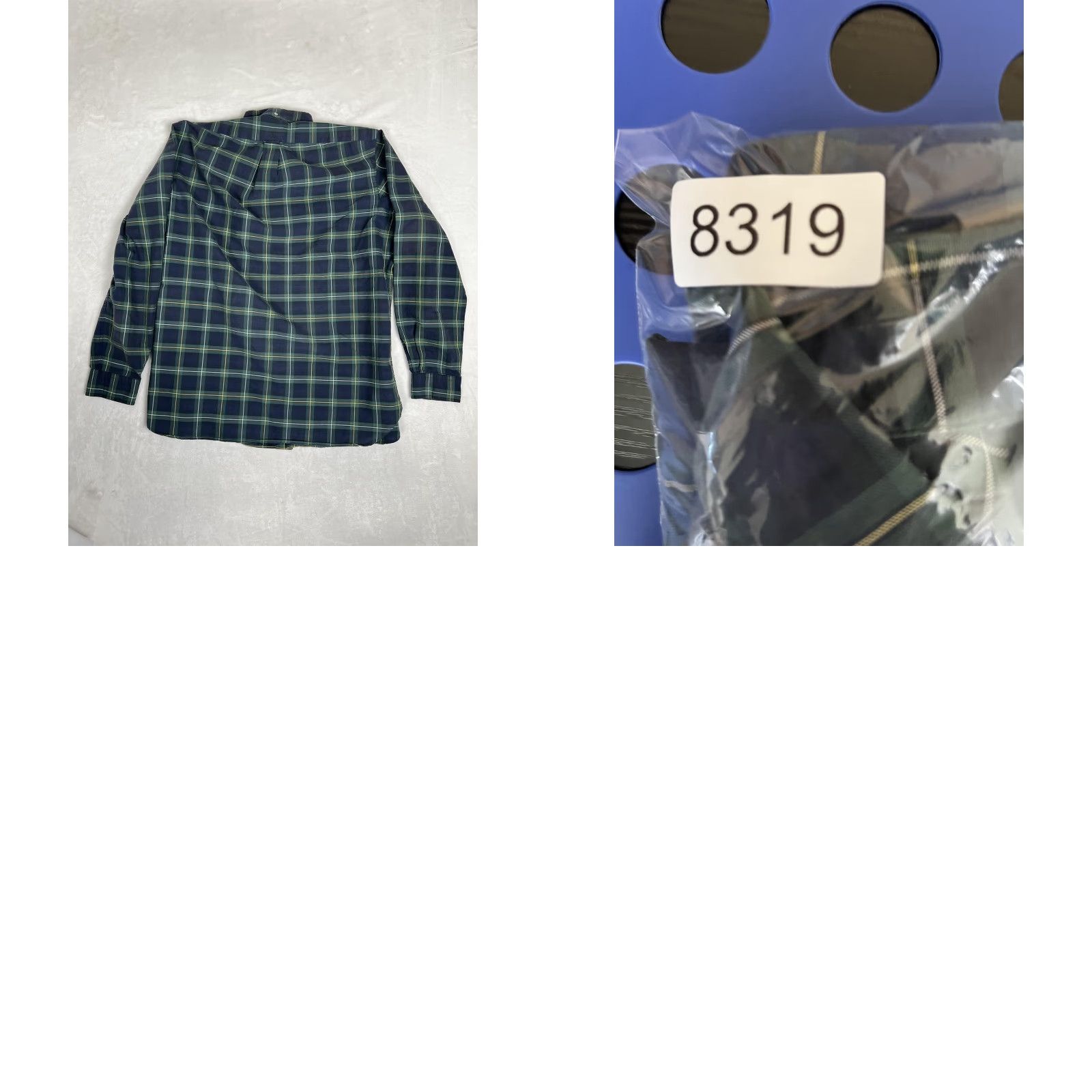 Ralph Lauren Ralph Lauren Shirt Mens Large Green Navy Tartan Plaid Button Down Long Sleeve Size US L / EU 52-54 / 3 - 8 Thumbnail