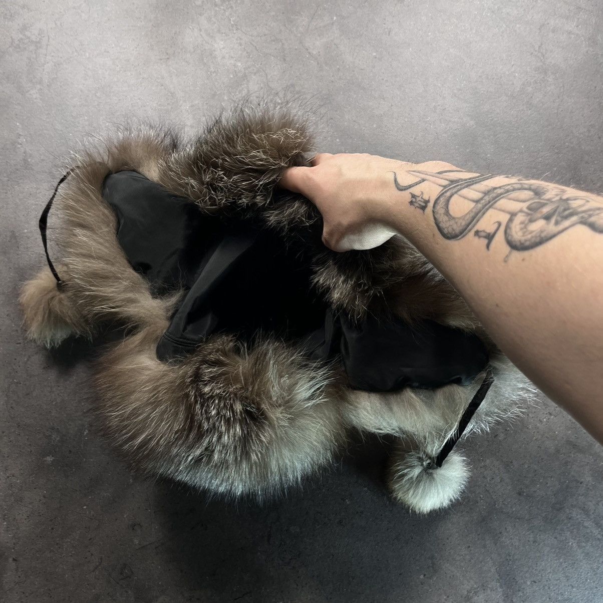 Japanese Brand Vintage Y2K Fuzzy mohair Japanese Ushanka Hat Russian Girl Size ONE SIZE - 7 Thumbnail
