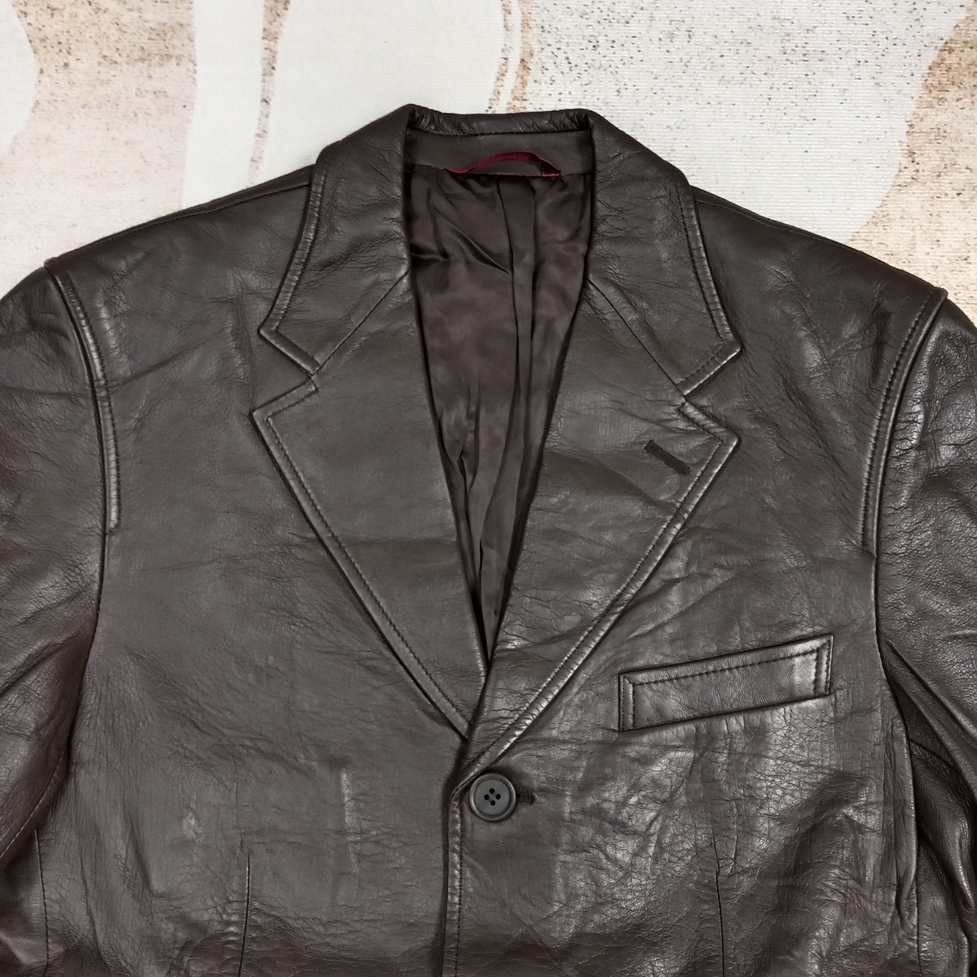 Paul Smith Paul Smith London Leather Coat Jacket C275N12 Size US S / EU 44-46 / 1 - 2 Thumbnail