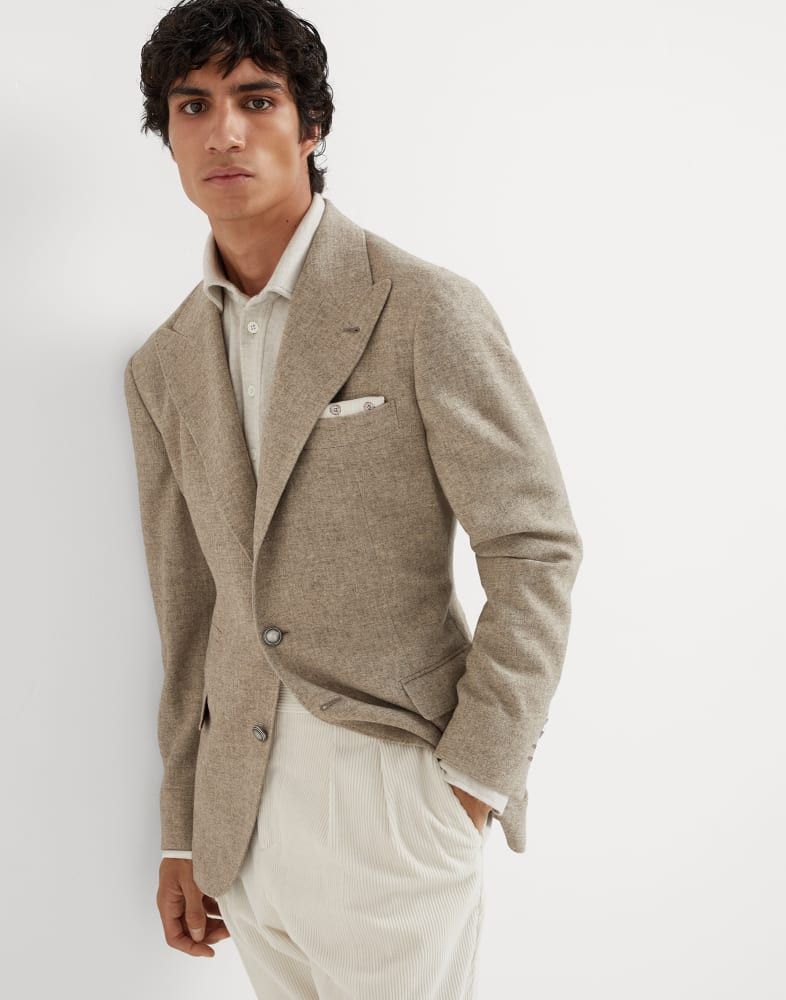 Brunello Cucinelli o1w1db10925 Suit-Type Jacket in Grey Size US S / EU 44-46 / 1 - 3 Thumbnail
