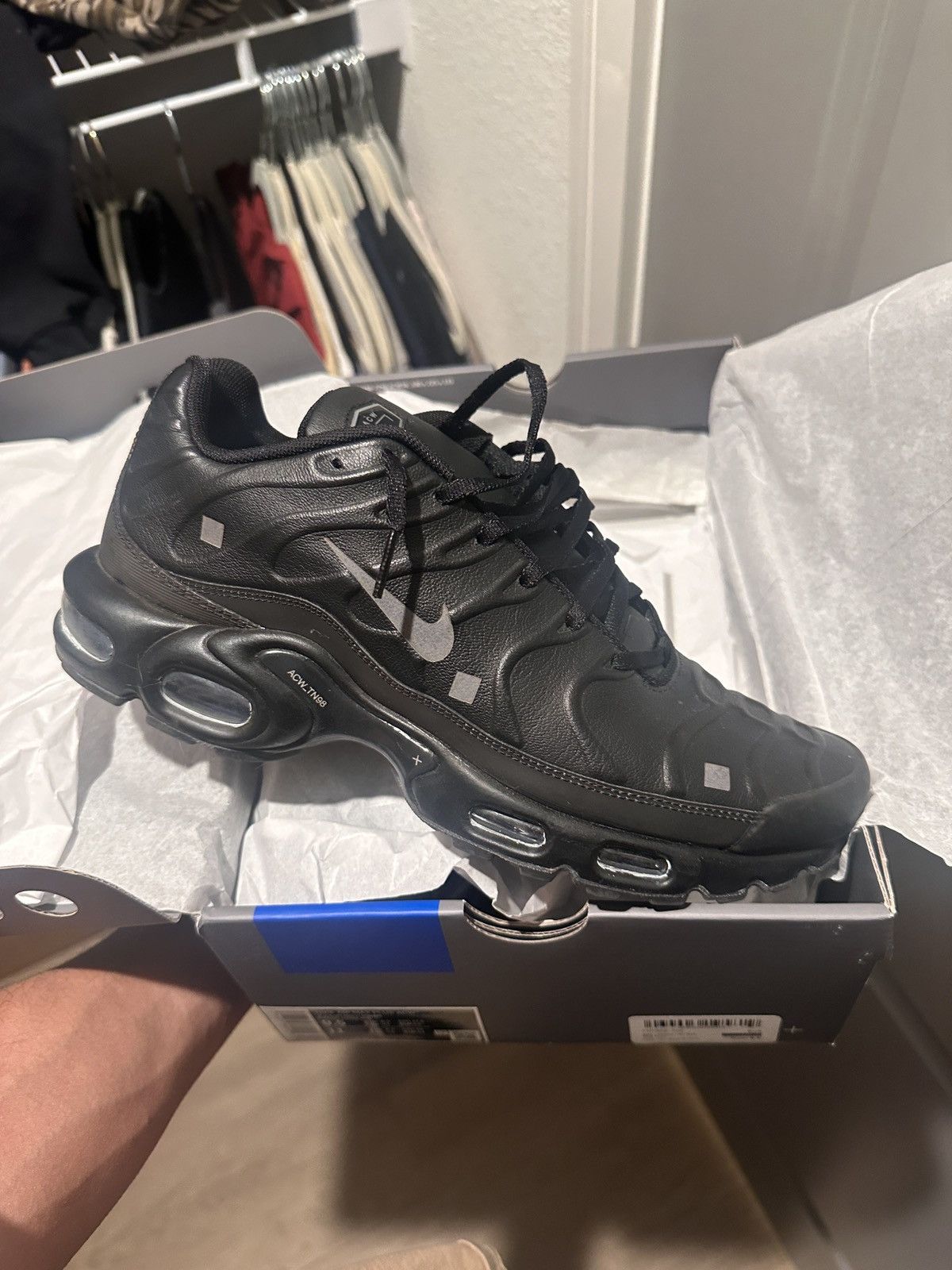 A-COLD-WALL* × Nike Men's A-Cold-Wall* × Nike Air Max Plus 'Black' Size US 9.5 / EU 42-43 - 1 Thumbnail