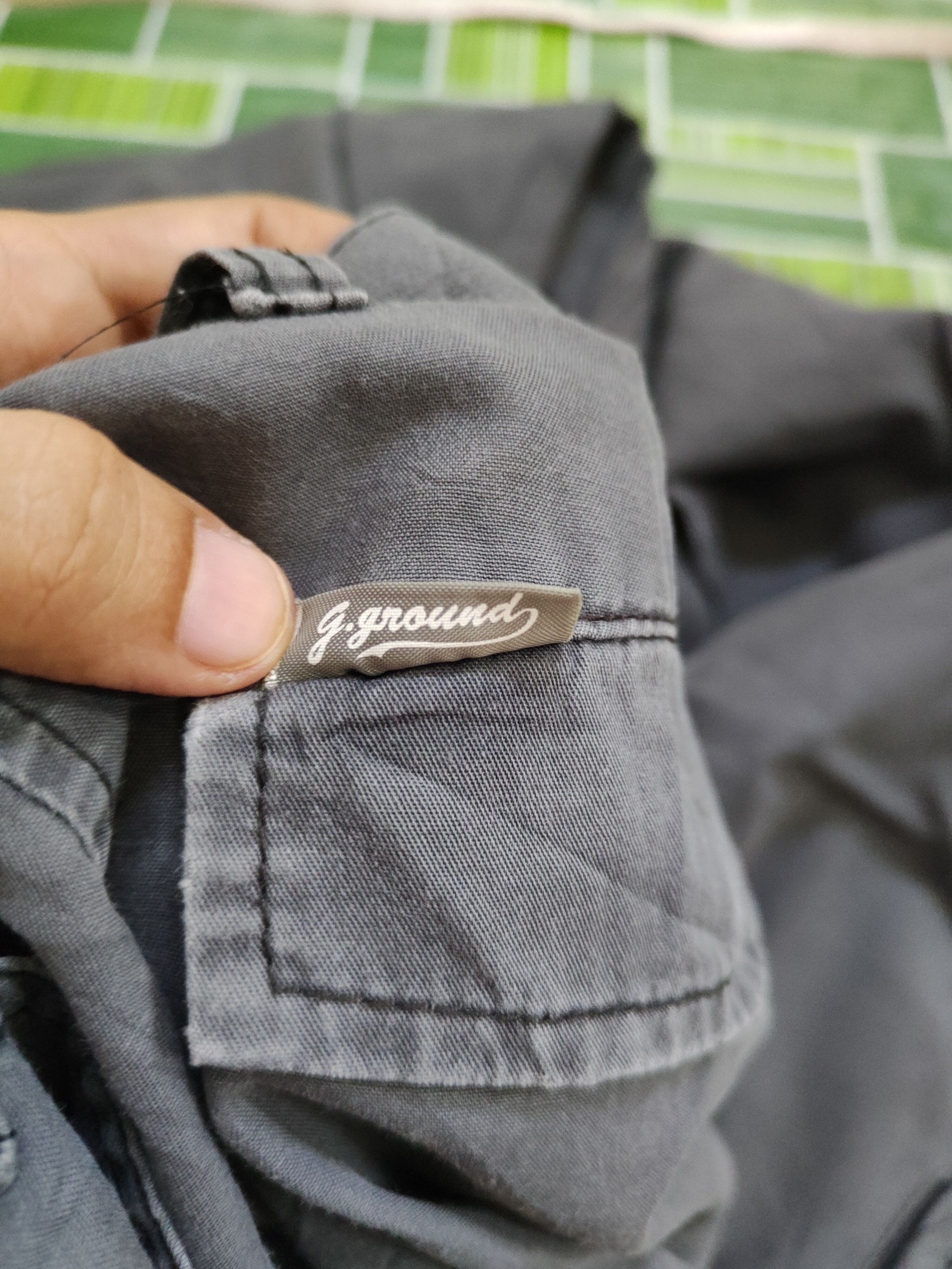 Japanese Brand G.Ground Gray Faded Multipocket Tactical Cargo Pants #S2456 Size US 34 / EU 50 - 12 Thumbnail