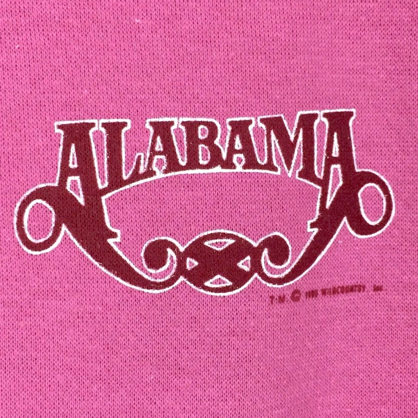 Vintage VINTAGE Alabama CONCERT CREWNECK SHIRT XS Men Pink 80s 90s Muscles Rock Deadstock NOS T-Shirt Size US XS / EU 42 / 0 - 2 Thumbnail