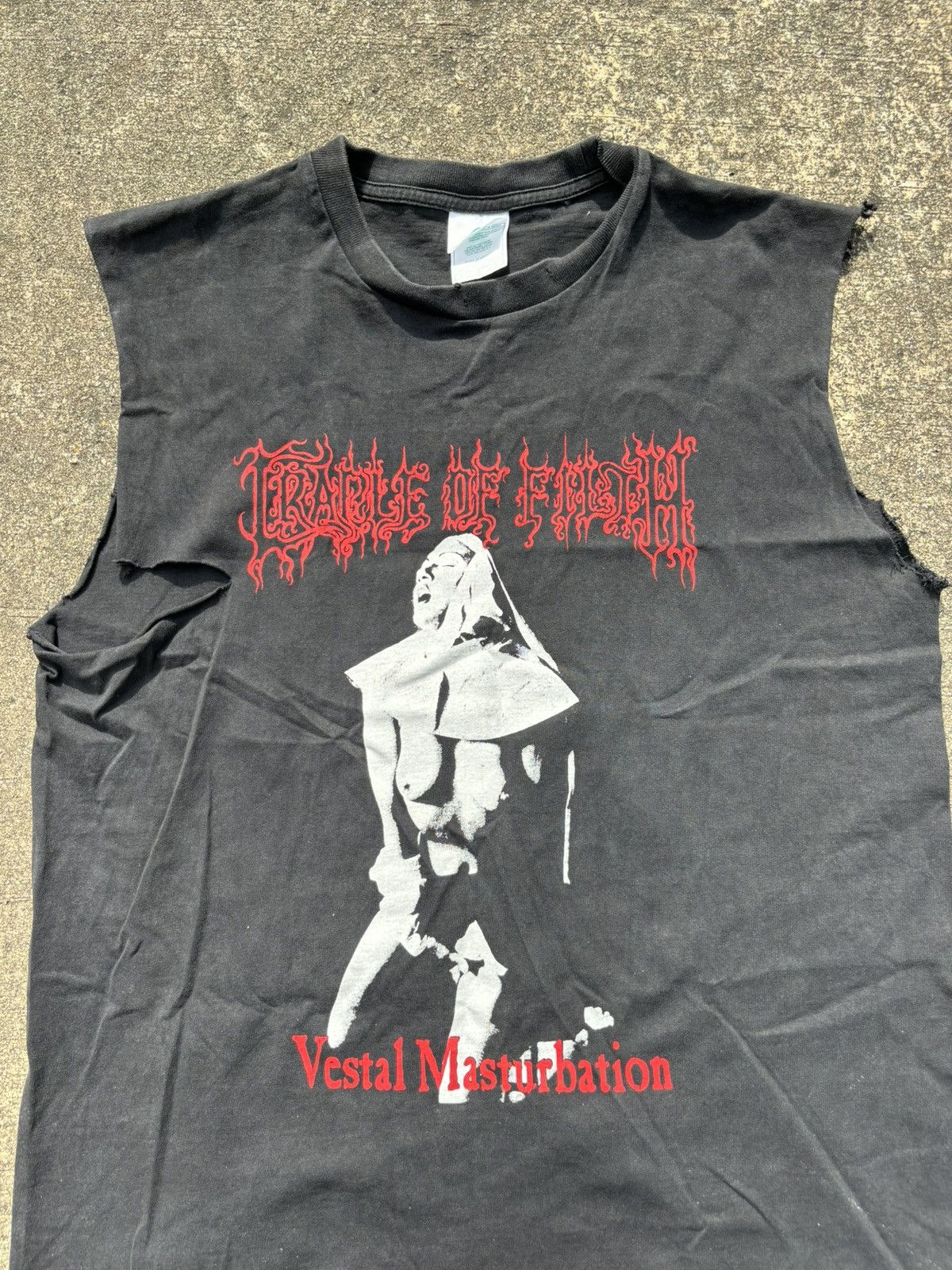 Band Tees × Vintage Vintage Cradle of Filth Vestal Masturbation Jesus Is A Cunt Size US L / EU 52-54 / 3 - 2 Thumbnail