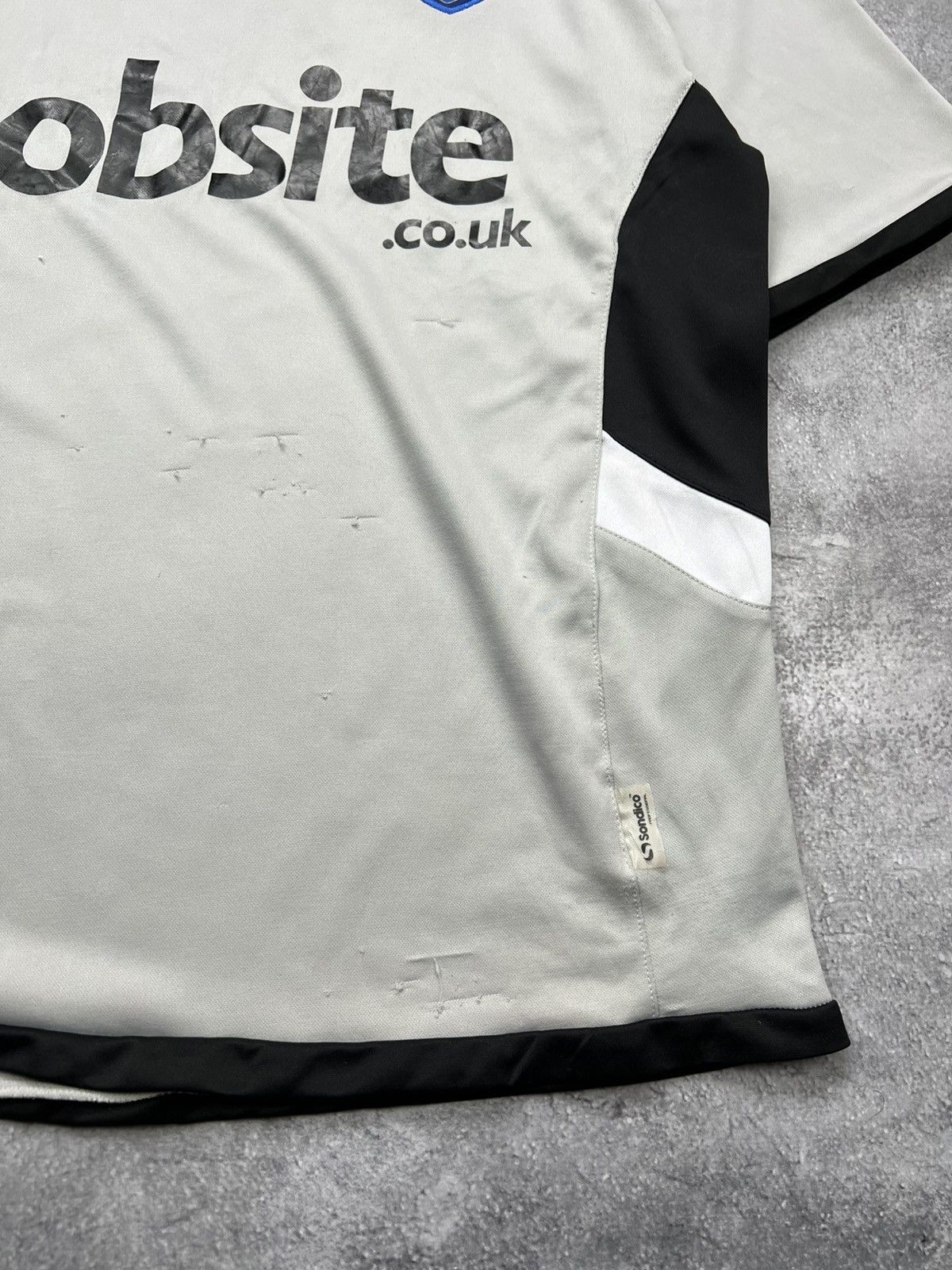 Vintage Sondico Portsmouth Soccer Jersey Football Grey Size US L / EU 52-54 / 3 - 4 Thumbnail