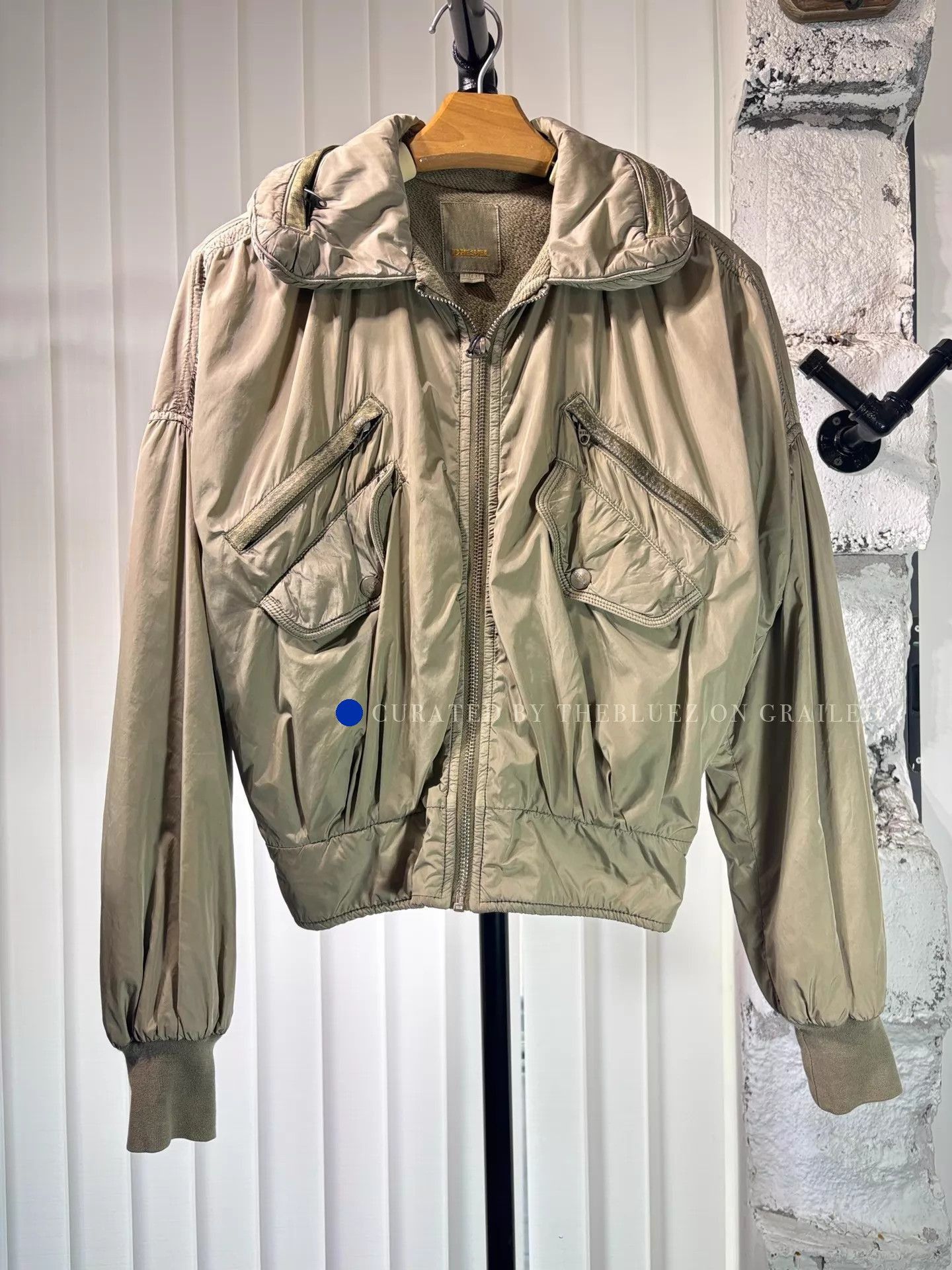 Diesel Vintage Deformed Flight Bomber Jacket Size US XS / EU 42 / 0 - 1 Preview