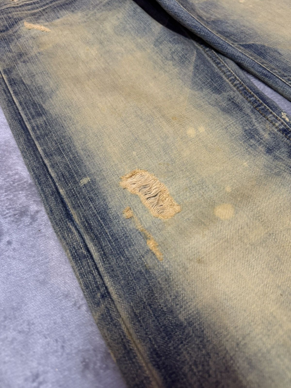 Hysteric Glamour Standard Number Japan Acid Mud Wash Straight Jeans Size US 30 / EU 46 - 8 Thumbnail