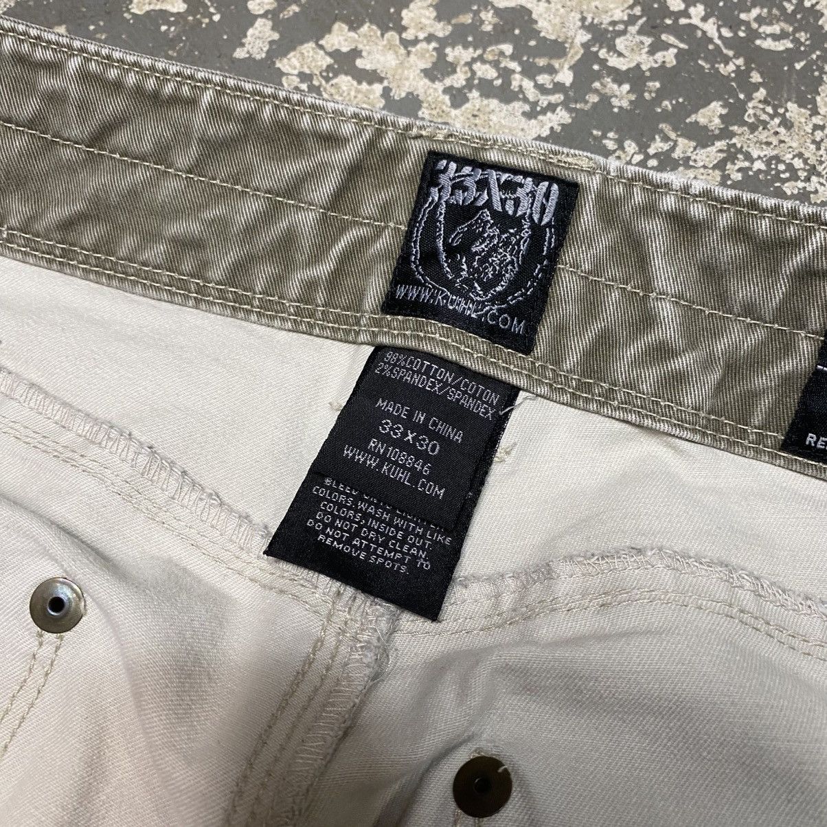 Kuhl Kuhl Vintage Rydr Jean Cargo Utility Hiking Outdoor Pants Size US 34 / EU 50 - 14 Thumbnail