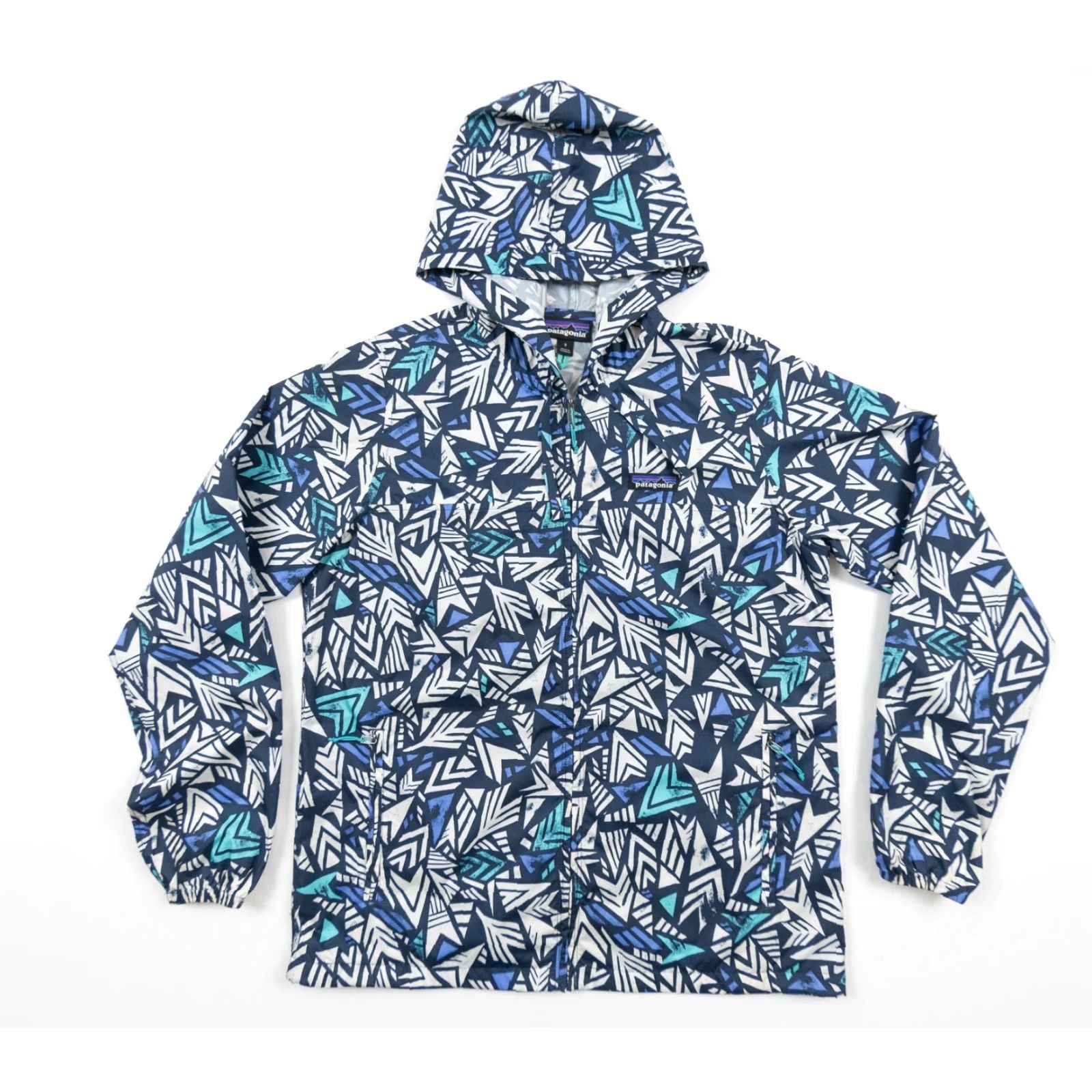 Patagonia Patagonia Jacket Womens Small Blue Windbreaker Hooded Full Zip Light & Variable Hoody Outdoors Size S / US 4 / IT 40 - 2 Thumbnail