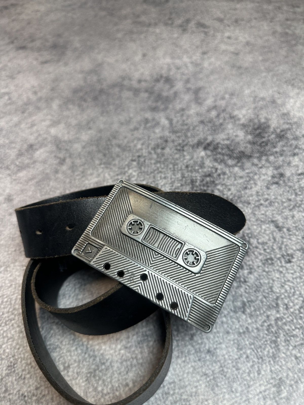 Leather Y2K Music Logo Belts Rare Casual Streetwear Style Vintage Size ONE SIZE - 2 Thumbnail