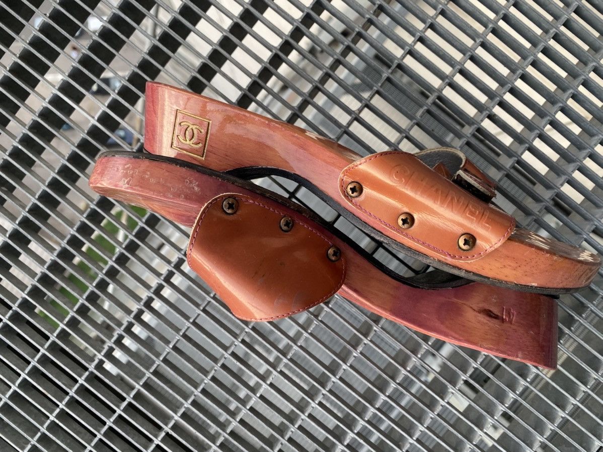 Chanel Chanel Wooden Slip Ons Size US 11 / IT 41 - 7 Thumbnail