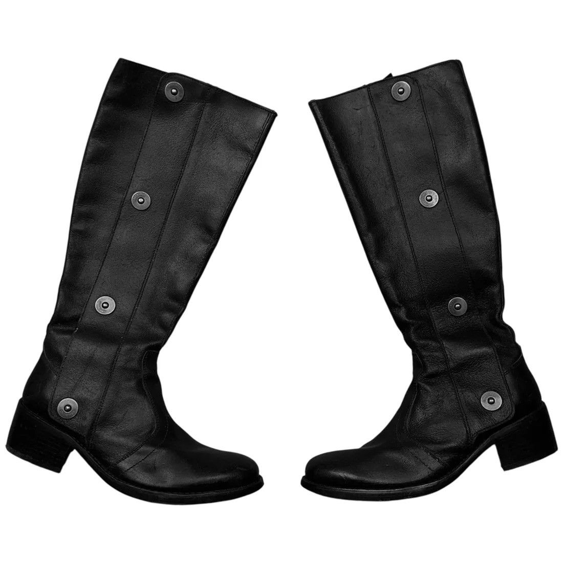 Dirk Bikkembergs Dirk Bikkembergs Tall Snap Button Boots Size US 7.5 / EU 40-41 - 2 Thumbnail