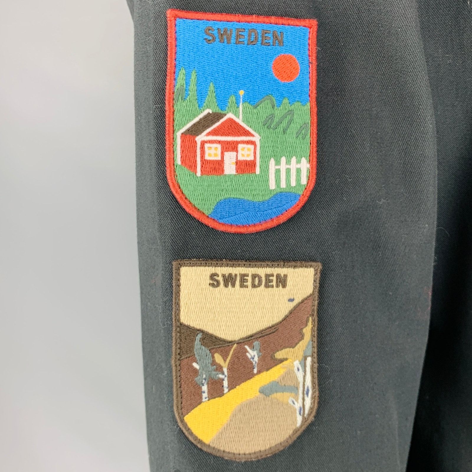 Acne Studios ACNE STUDIOS Size 44 Black Polyester Cotton Patches Jacket Size US S / EU 44-46 / 1 - 5 Thumbnail