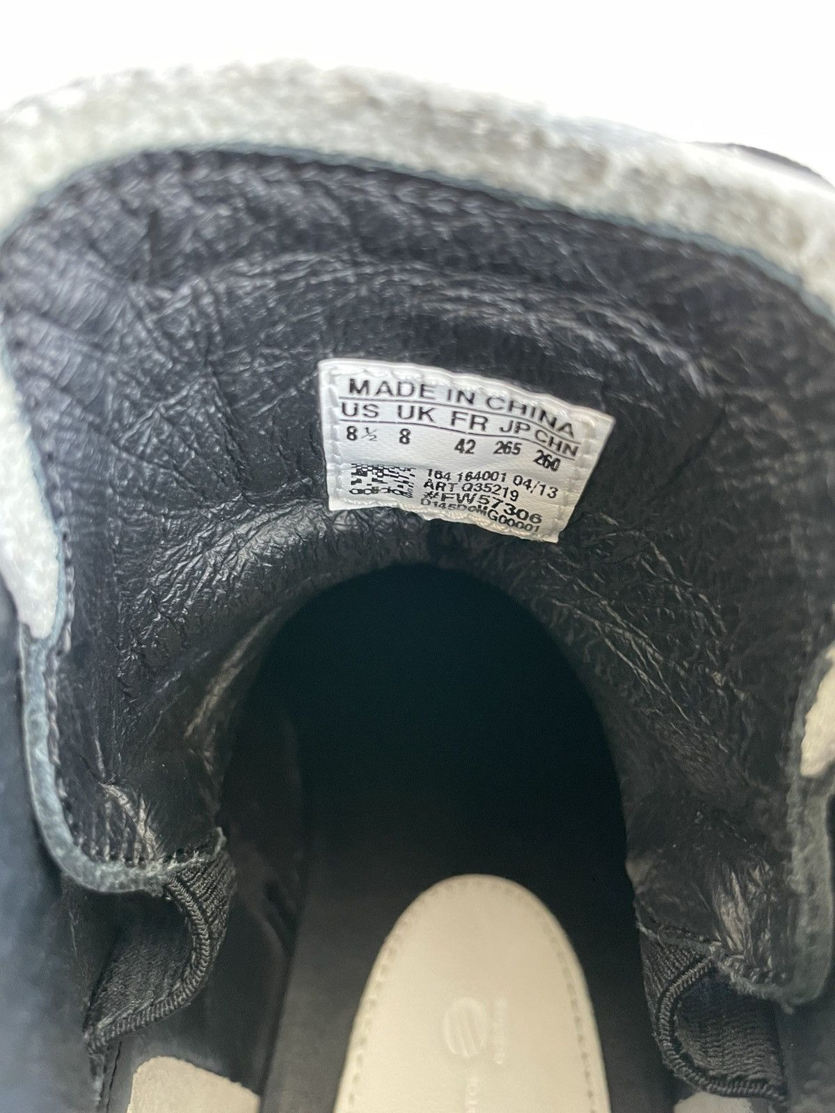 Y-3 Adidas Y-3 Yohji Yamamoto Honja High Black Leather Sneakers Size US 8.5 / EU 41-42 - 9 Thumbnail