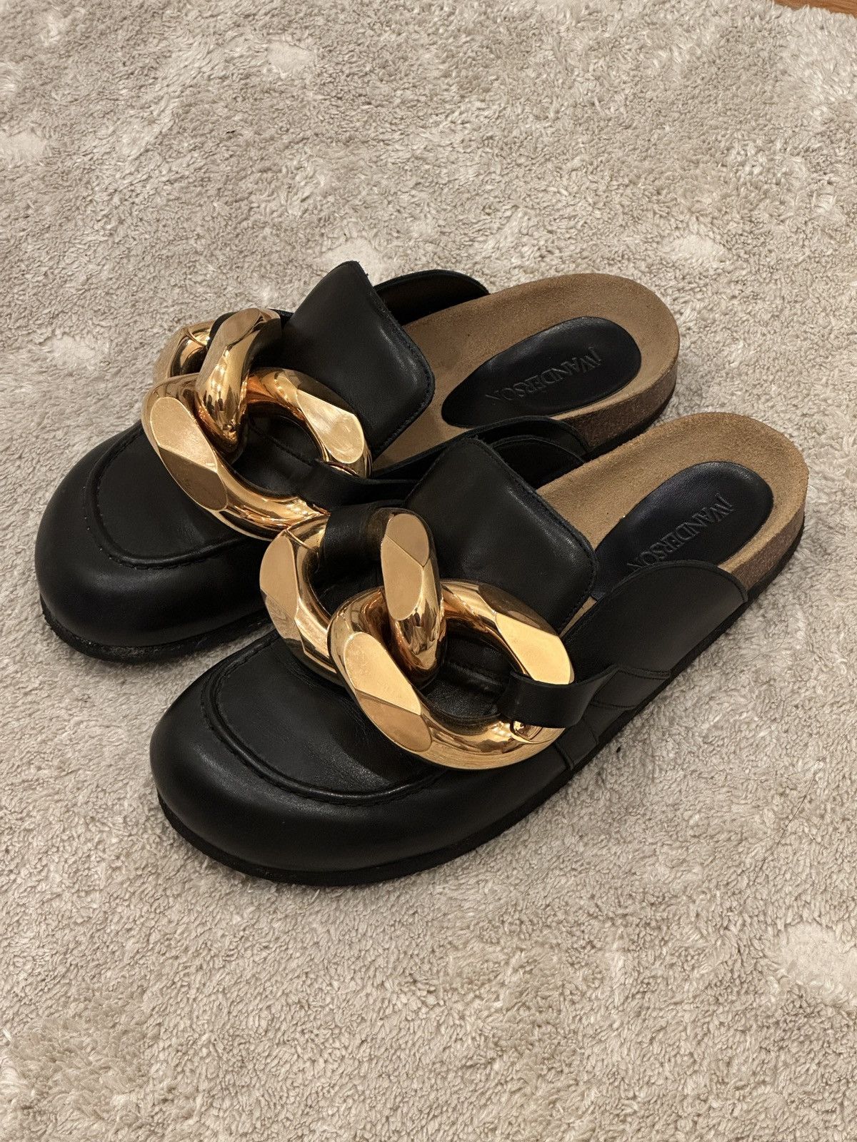 JW Anderson Chain Loafers Mules Size US 8 / EU 41 - 1 Thumbnail