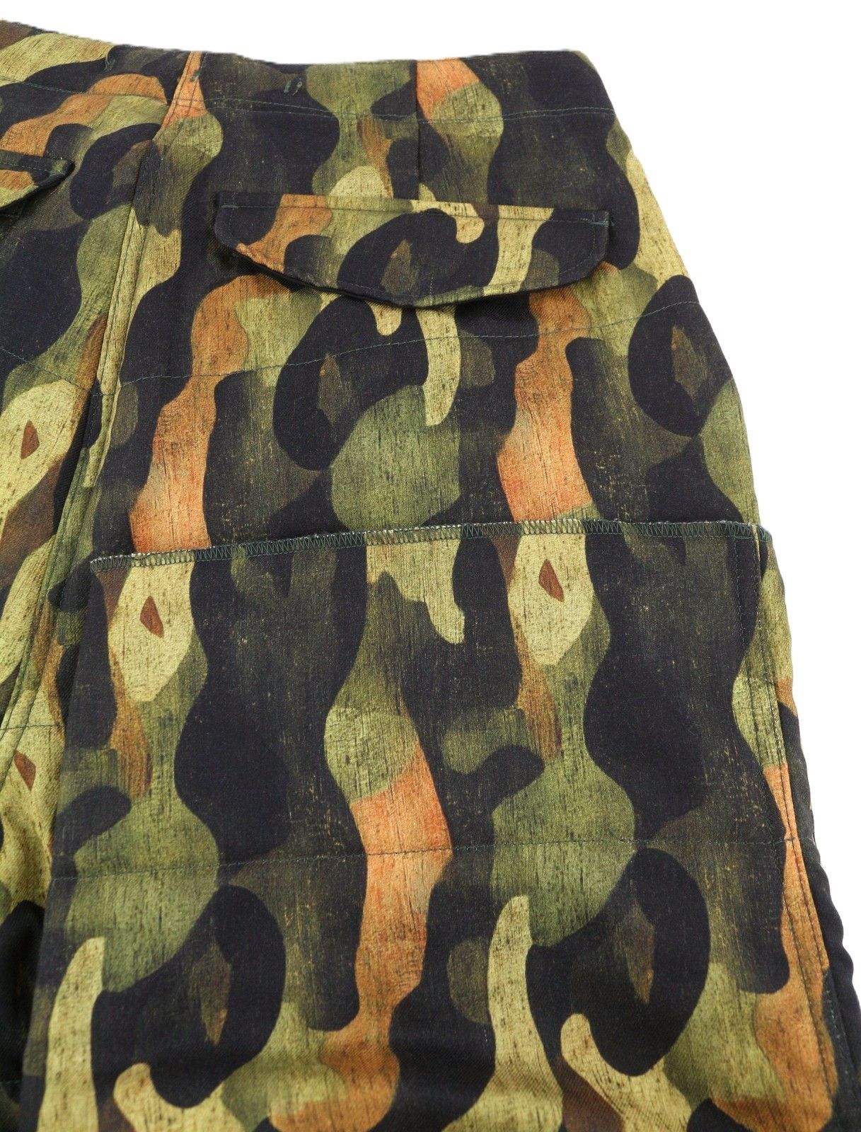 R13 PADDED MILITARY 28 Wool Silk Patterned Cropped FW25 86551 Size 28" / US 6 / IT 42 - 5 Thumbnail