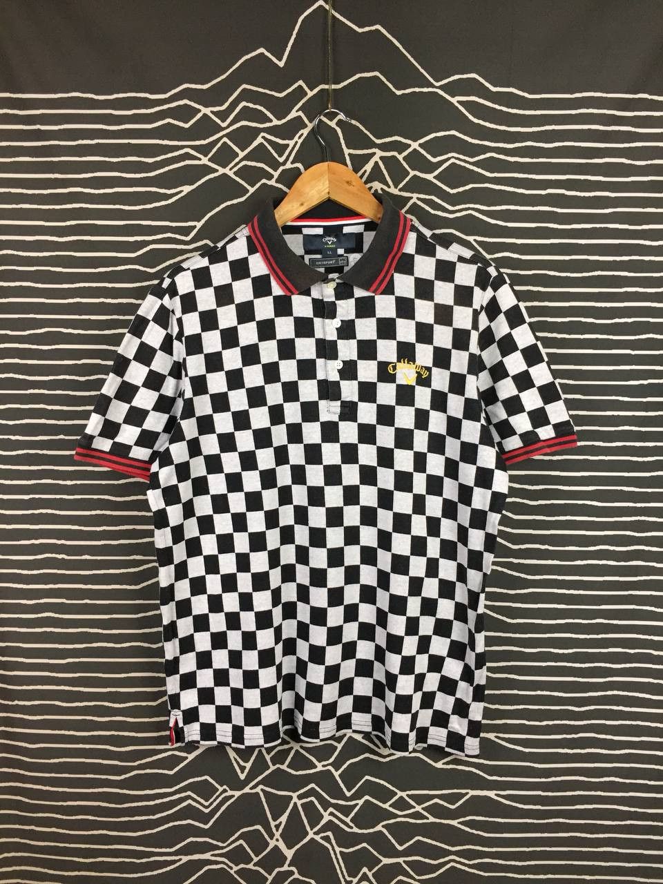 Callaway Vtg Callaway Golf X-Series DRYSport Checkered Polo Shirt Size US L / EU 52-54 / 3 - 2 Thumbnail