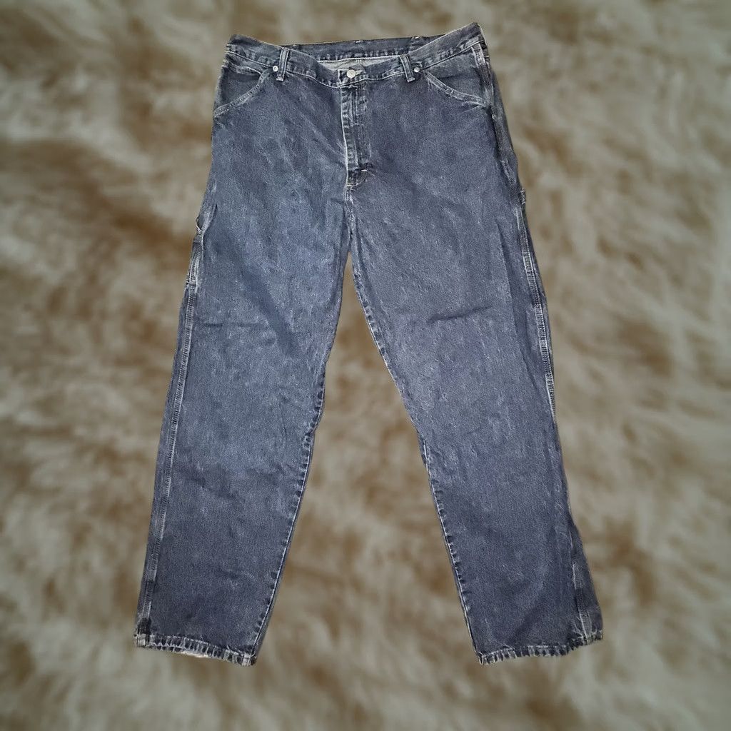 Wrangler VINTAGE Wrangler Jeans Mens 36x32 Carpenter Workwear Relaxed Fit Utility Pants Denim Mens Size US 36 / EU 52 - 1 Thumbnail