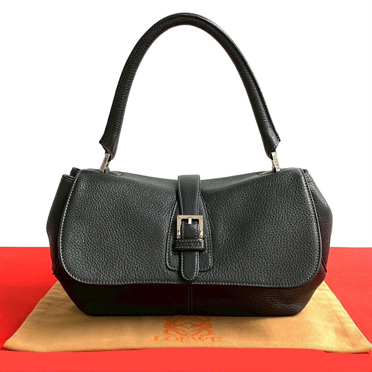 Loewe Loewe Senda Leather Handbag Leather Shoulder Bag