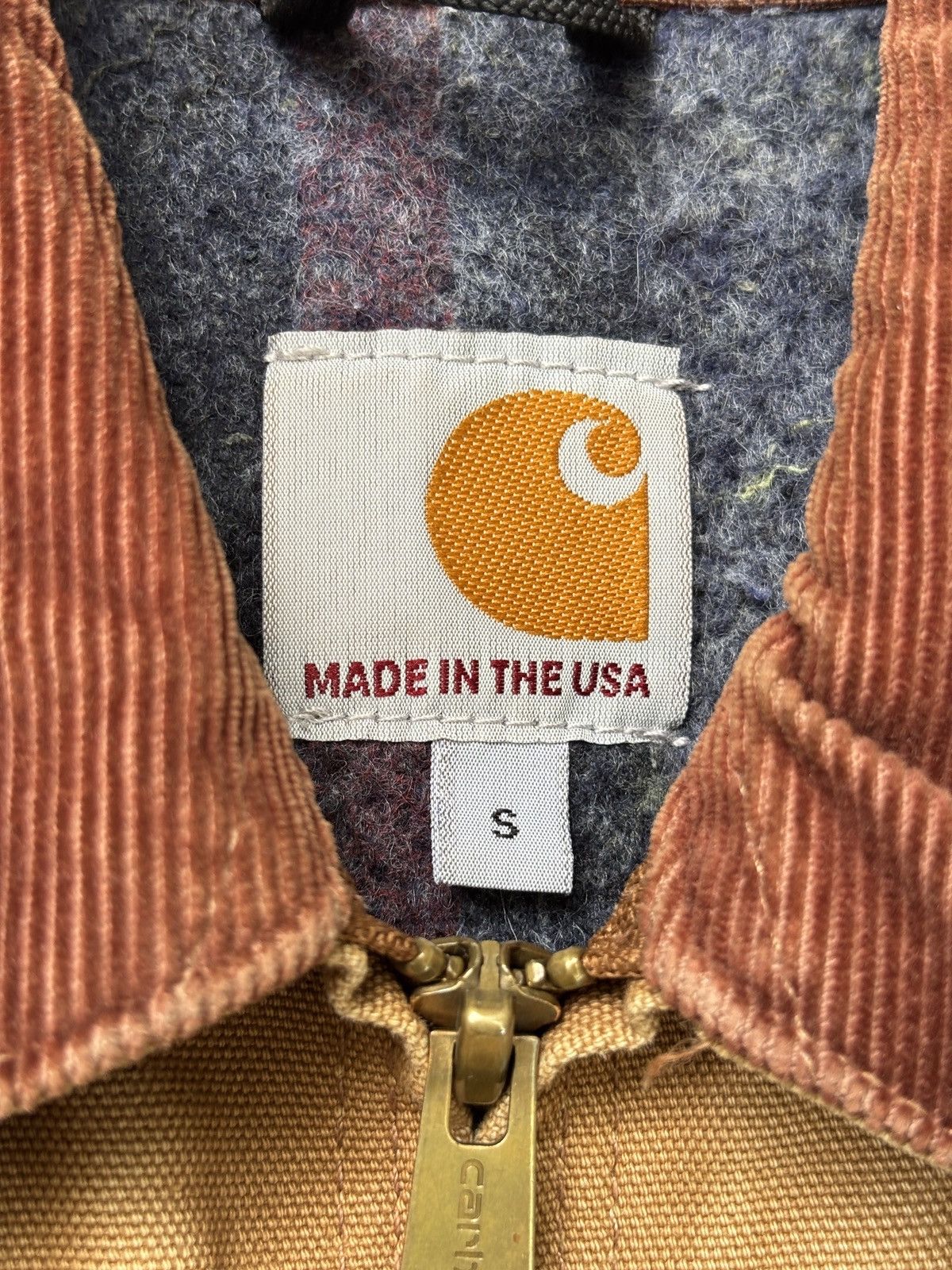 Carhartt Carhartt Detroit J001 BRN 2015 Sunfaded Made In The Usa Size US S / EU 44-46 / 1 - 9 Thumbnail