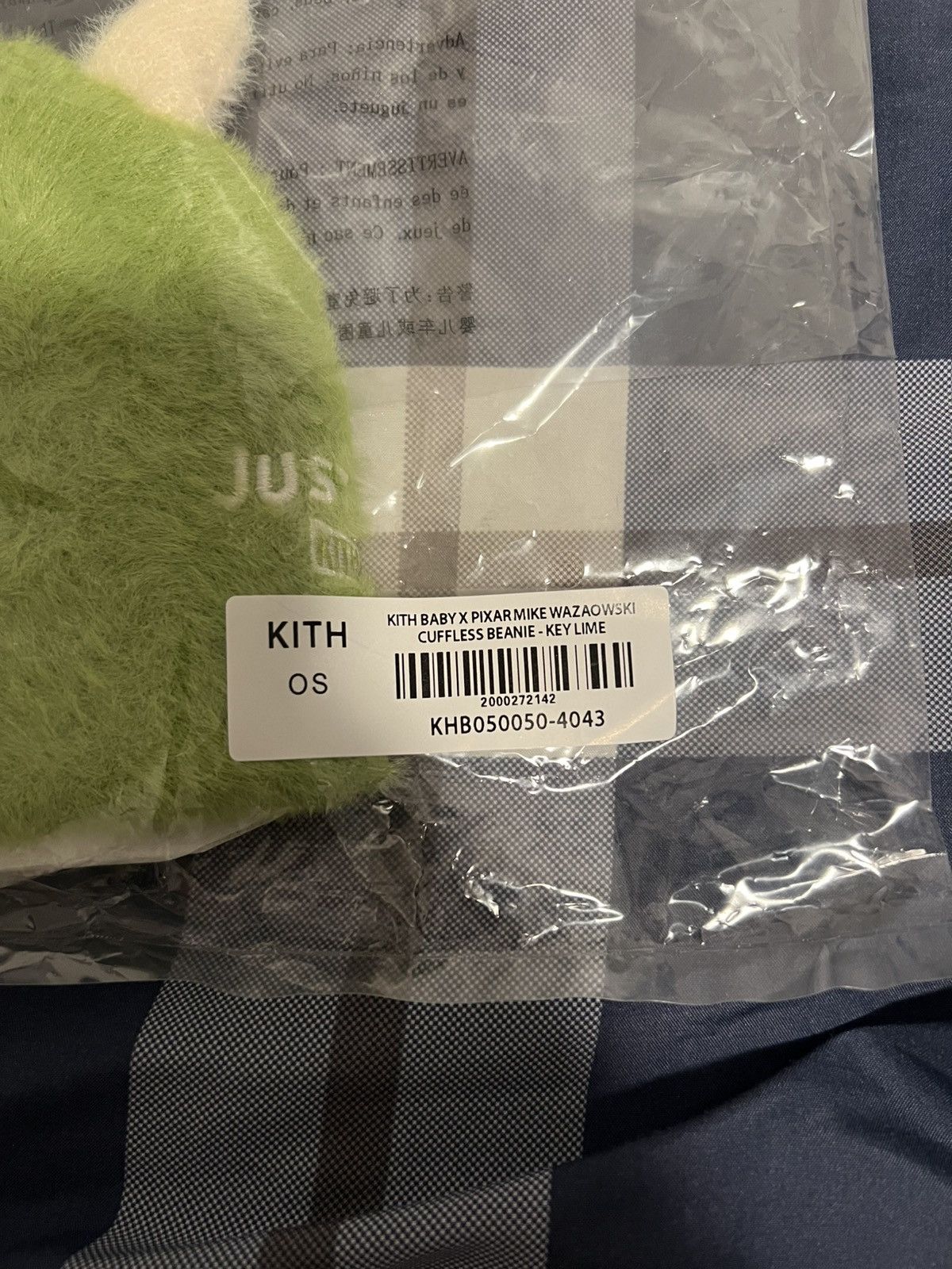 Kith Kith Disney Baby Mike Wazowski Cufffless Beanie Size ONE SIZE - 3 Thumbnail