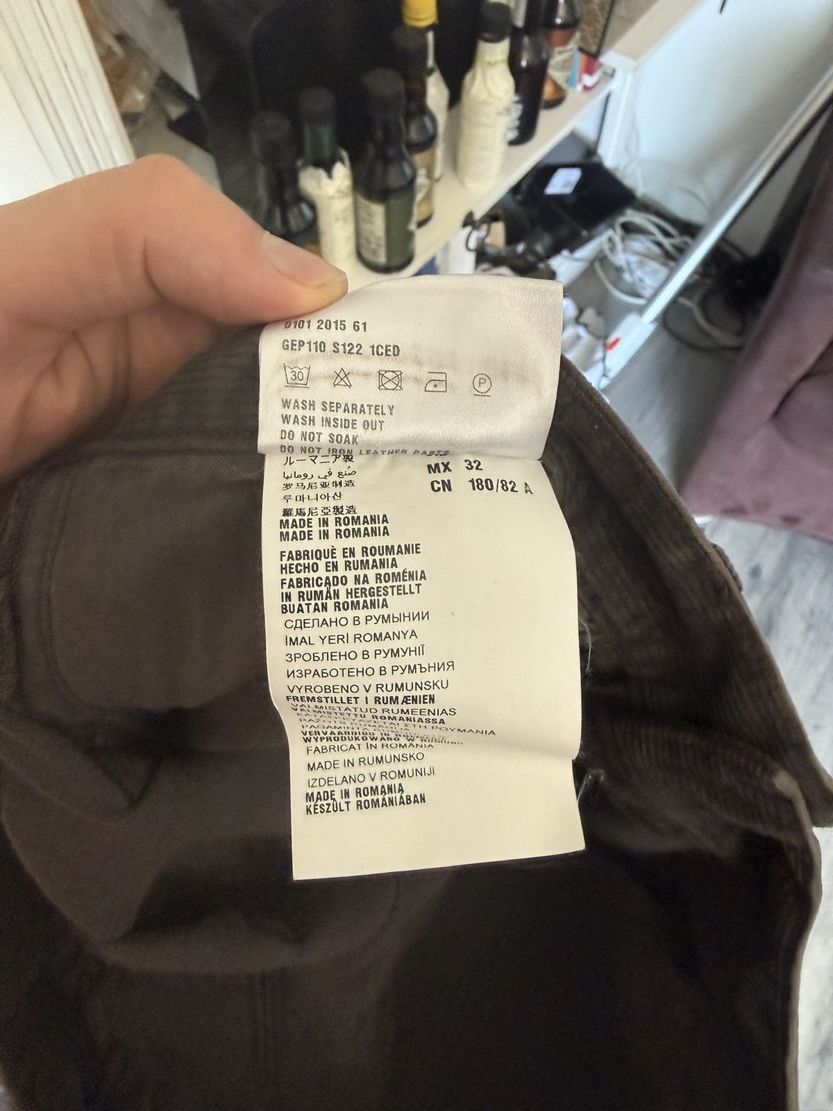 Prada Prada Slim Brown Corduroy Jeans Size US 32 / EU 48 - 15 Thumbnail