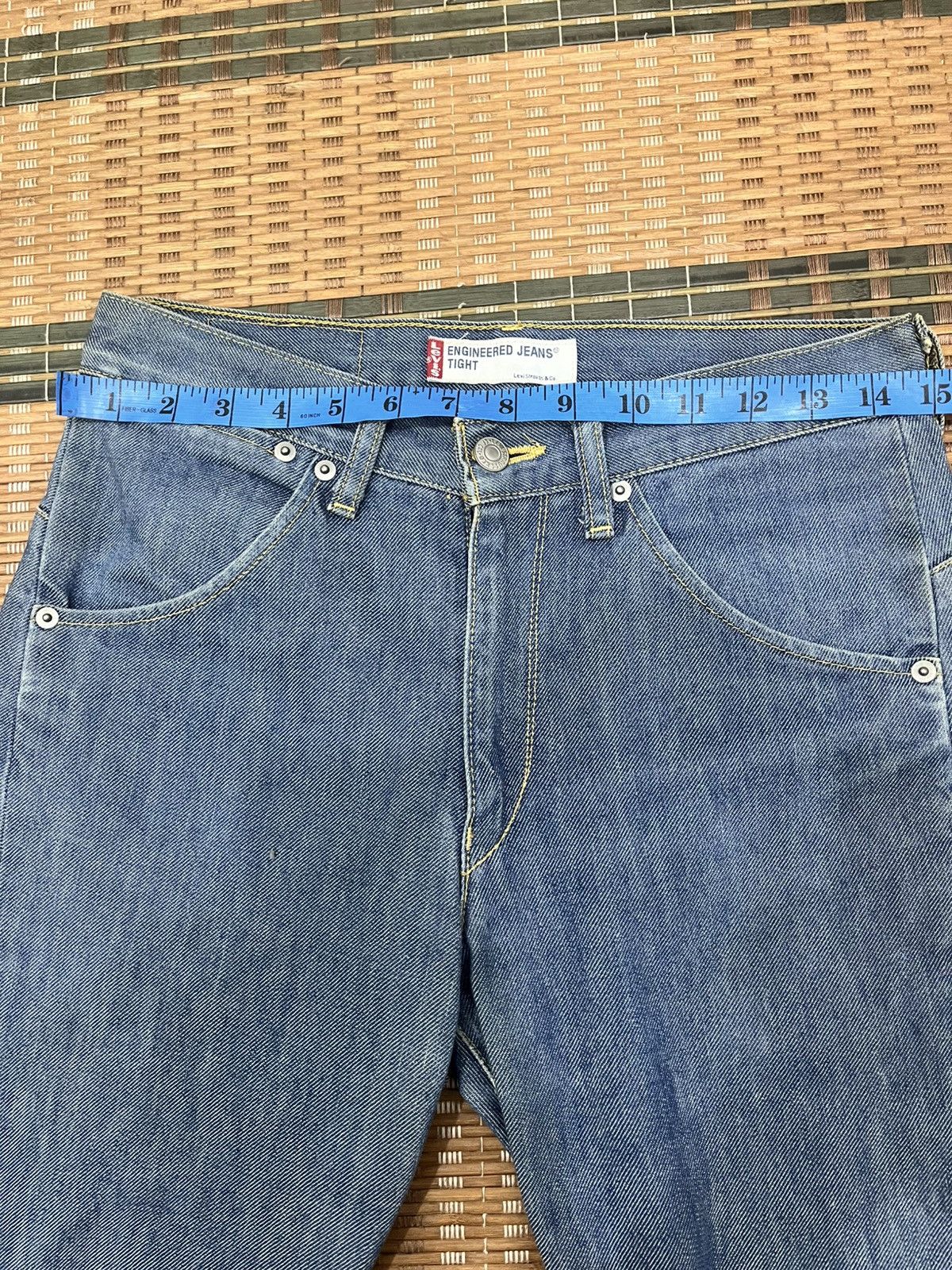 Levi's Levis Engineered Jeans Tight Twisted Denim Size US 30 / EU 46 - 18 Thumbnail