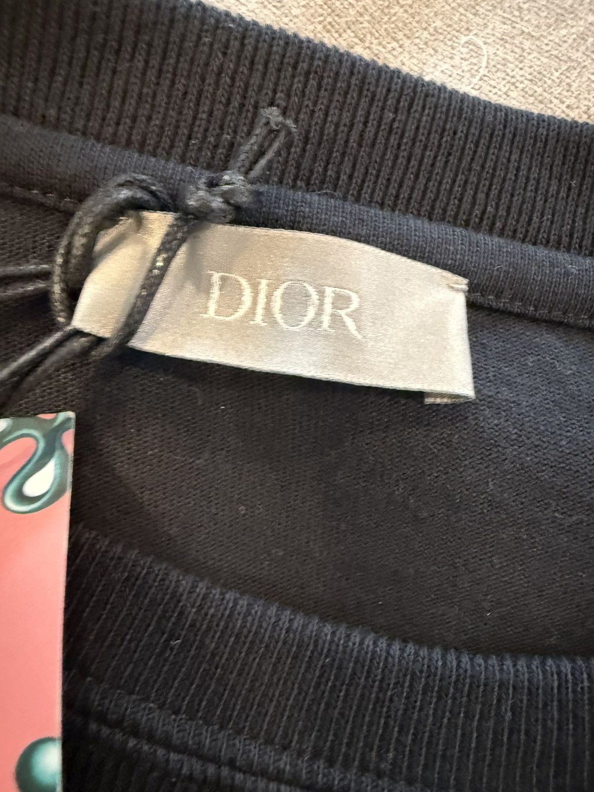 Dior Brand New Dior x Kenny Scharf Embroidered Logo T-Shirt Size US XL / EU 56 / 4 - 8 Thumbnail