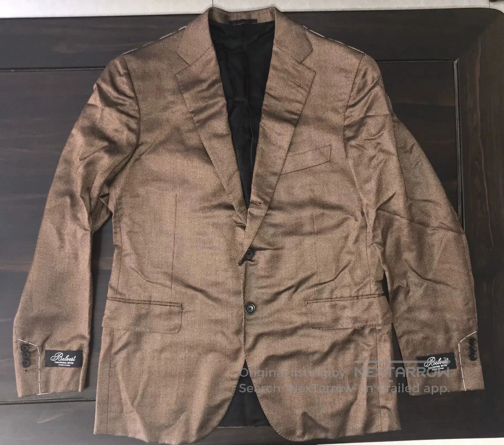 Ermenegildo Zegna Handmade Cashmere Suit by Belvest. Size US L / EU 52-54 / 3 - 1 Thumbnail