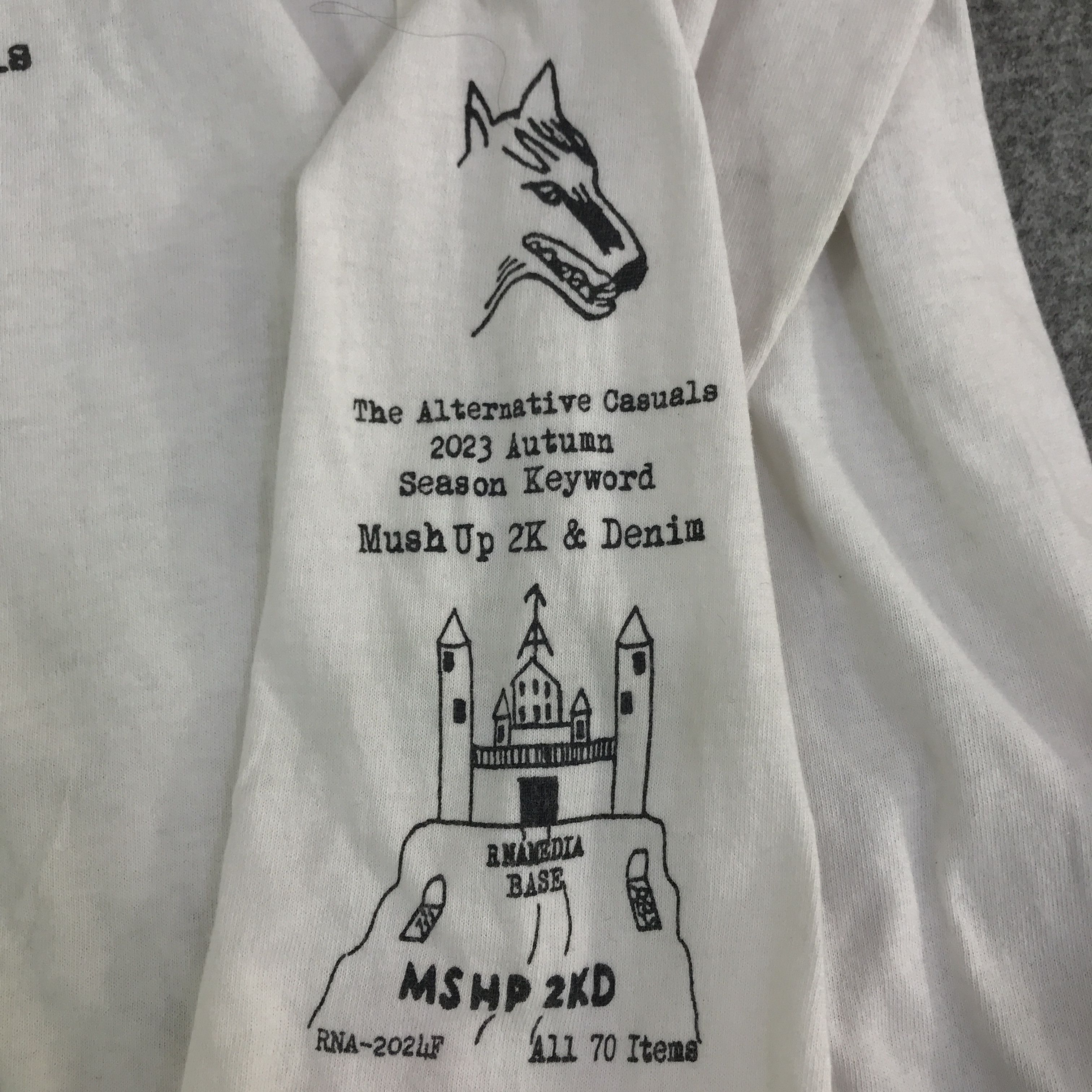 Japanese Brand Rna japan alternative 1984 long sleeve t-shirt K117B4 Size US M / EU 48-50 / 2 - 9 Thumbnail