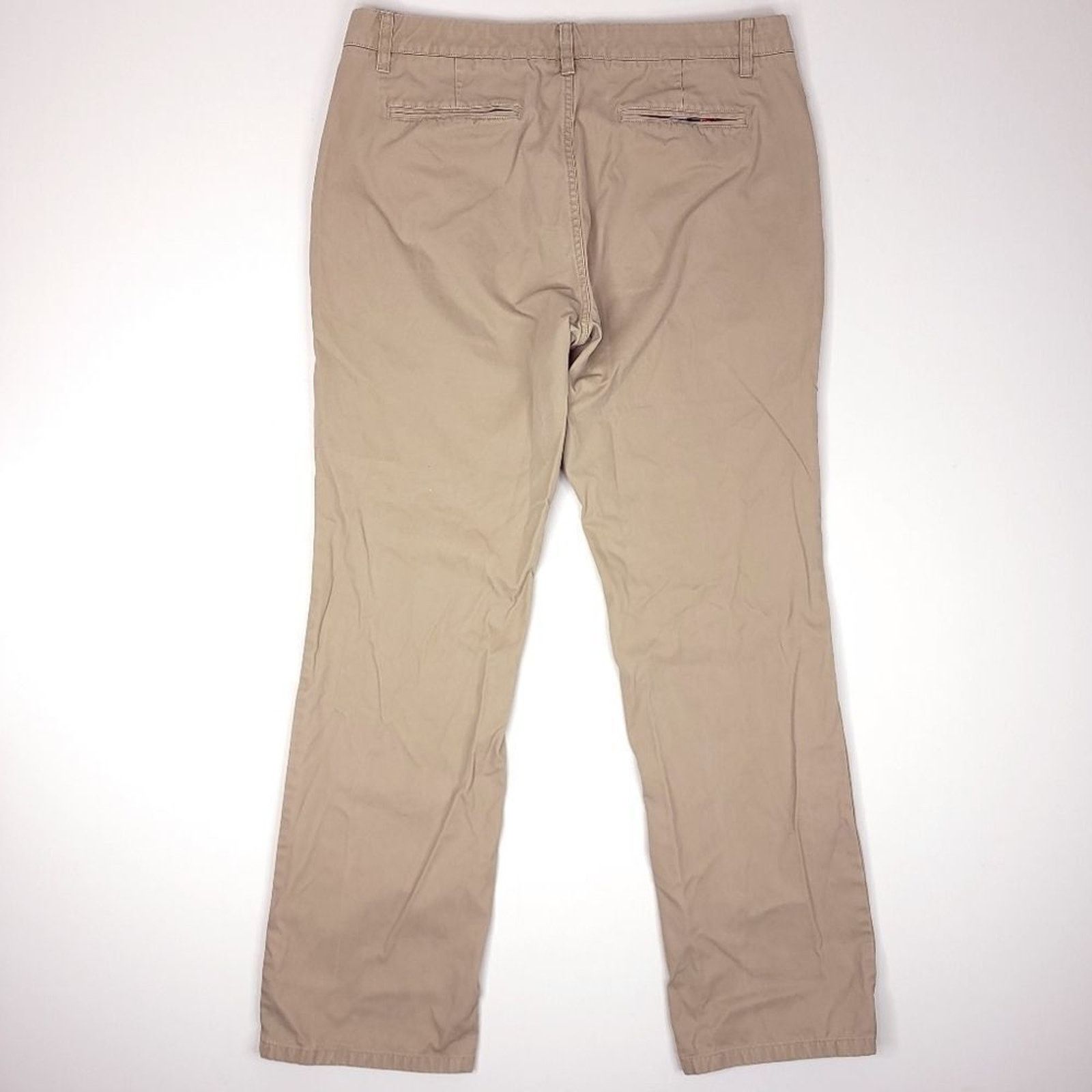 Bonobos Bonobos Straight Fit Chino Pants Mens 35x31 Tan Cotton Size US 35 - 7 Thumbnail