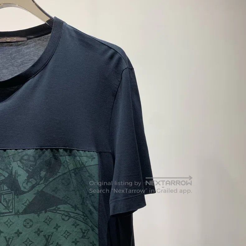 Louis Vuitton Louis Vuitton Chest patch full print short sleeve T-shirt Size US L / EU 52-54 / 3 - 6 Thumbnail