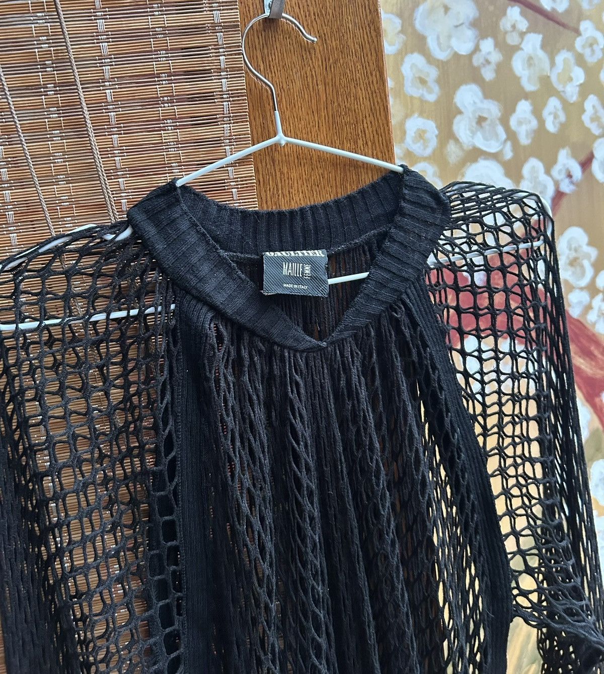 Jean Paul Gaultier Jean Paul Gaultier Maille Cotton Fishnet Crochet Sweater Size S / US 4 / IT 40 - 4 Thumbnail