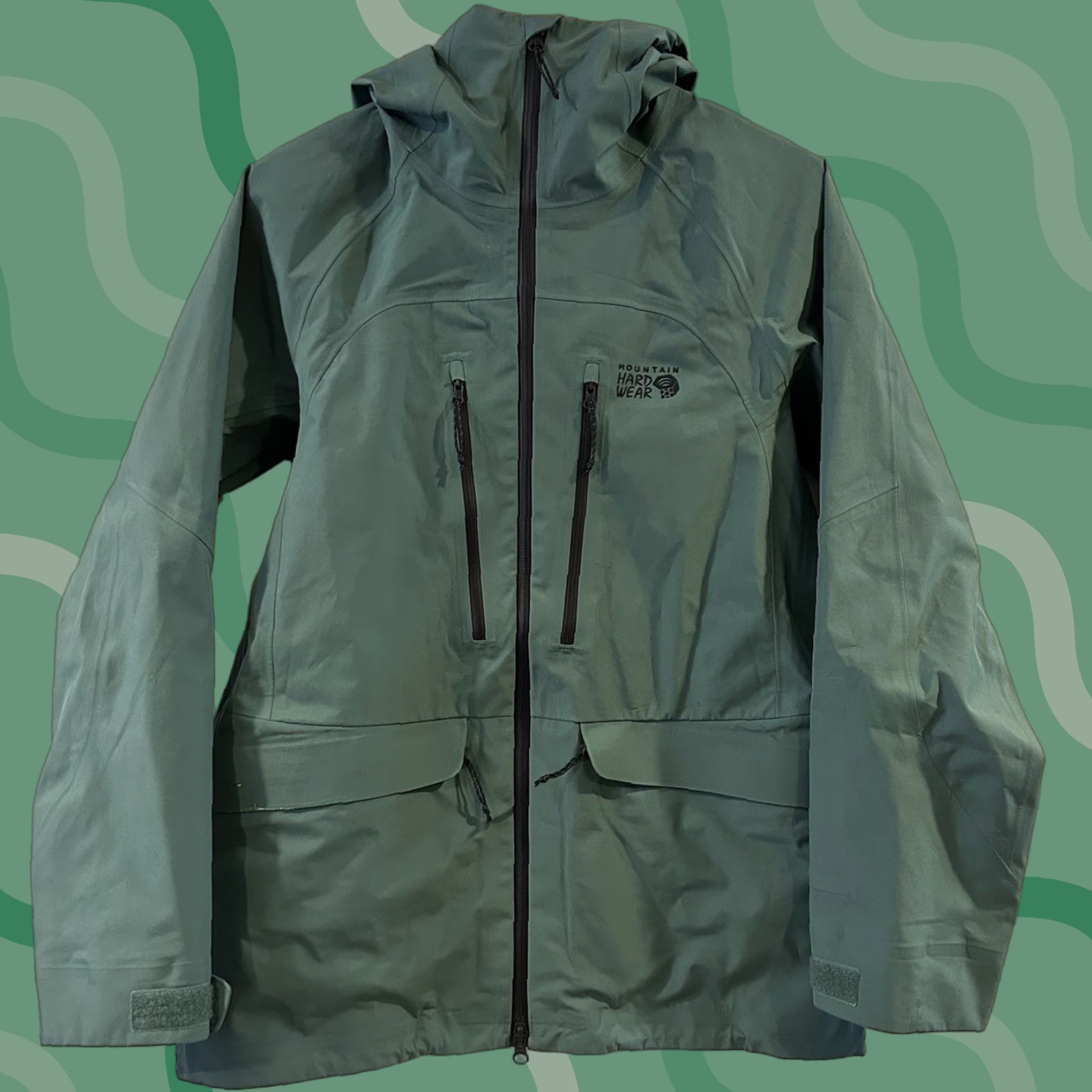 Mountain Hardwear Women’s Sky Ridge Gore-Tex Ski Snowboard Shell Jacket Small Green Women Ski Jacket
