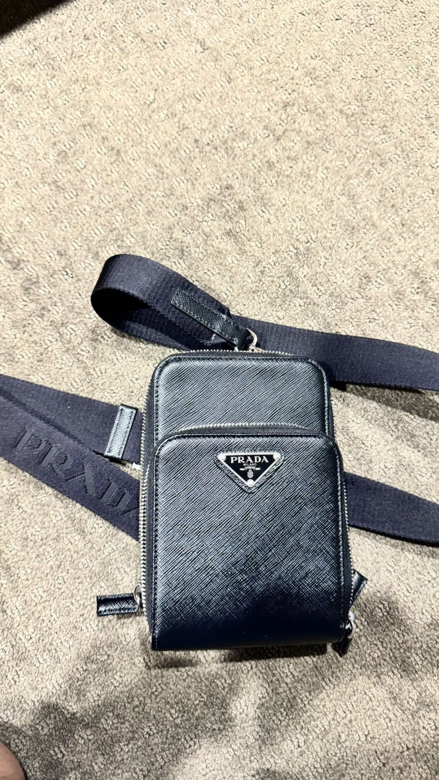 Prada Prada saffiano leather smartphone case Size ONE SIZE - 13 Thumbnail